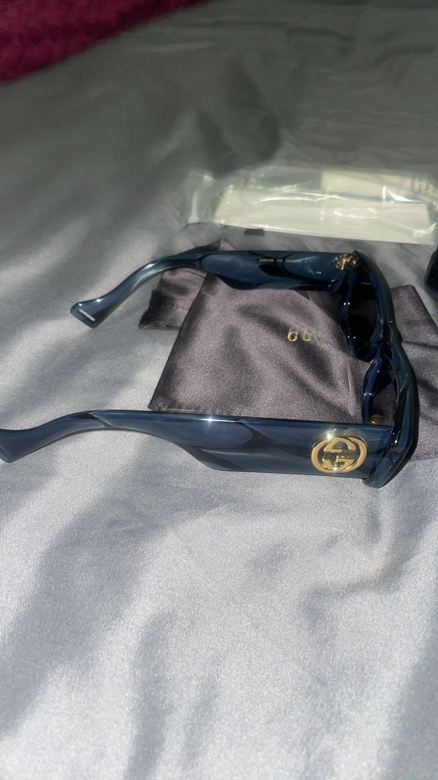 Gucci Gucci Rectangle Sunglasses GG0516S-013 Size ONE SIZE - 8 Thumbnail
