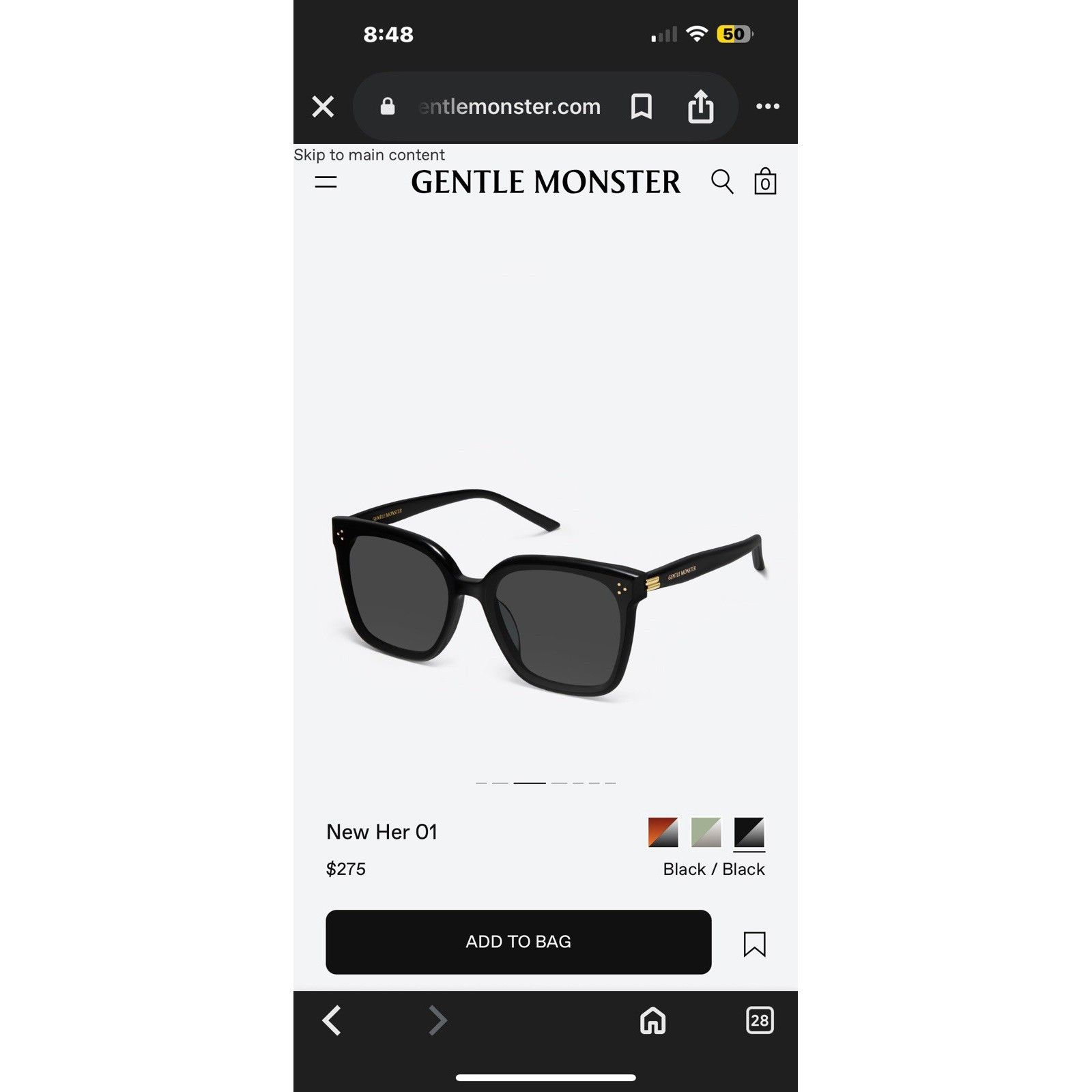 Gentle Monster COMPLETE SET GENTLE MONSTER HER 01 Sunglasses Size ONE SIZE - 1 Thumbnail