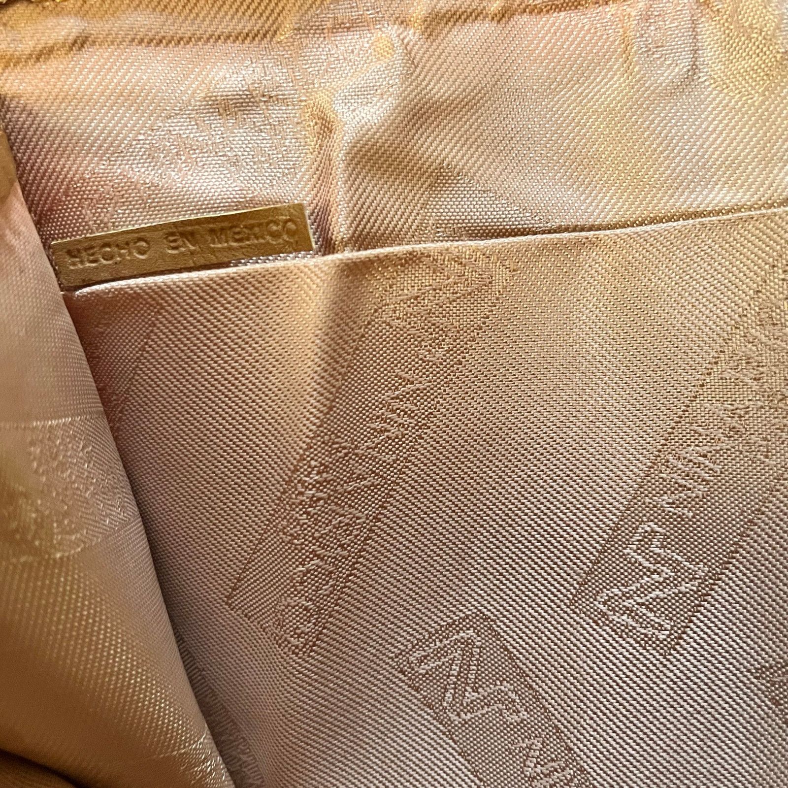 Nina Ricci × Vintage Nina Ricci Vintage Camel Tan Leather Wristlet Evening Bag Size ONE SIZE - 4 Thumbnail