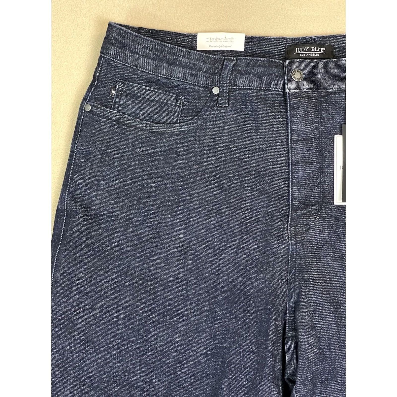 Vintage Judy Blue Jeans Womens 22W Blue High Rise Tummy Control Stretch Denim Straight City Jeans Womens Plus Size 22W Blue High Rise Stretch Denim Size 40" / US 18 - 3 Thumbnail
