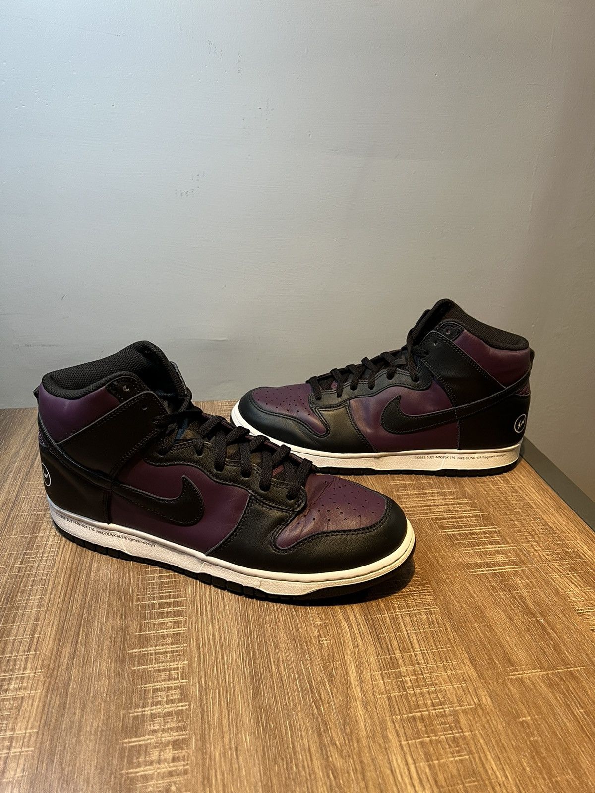 Nike Nike Dunk High Size 14 MEN Fragment x Beijing Black Shoes Size US 14 / EU 47 - 2 Thumbnail