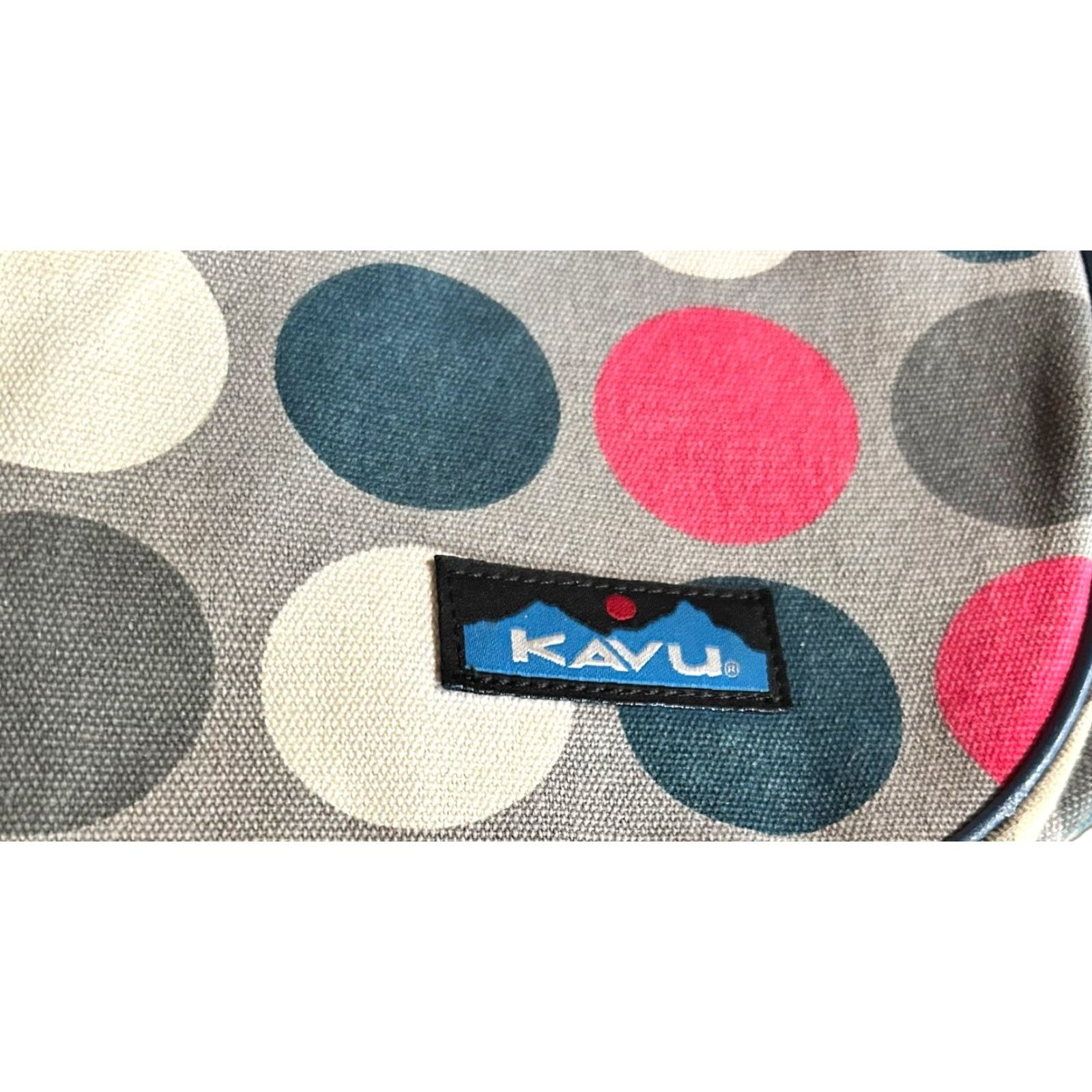 KAVU KAVU Rope Sling Bag Pink Polka Dot Crossbody Purse Women’s Tote Shoulder Bag Pink, Crossbody, Medium, Casual, Workwear, Travel, Womens Size ONE SIZE - 4 Thumbnail