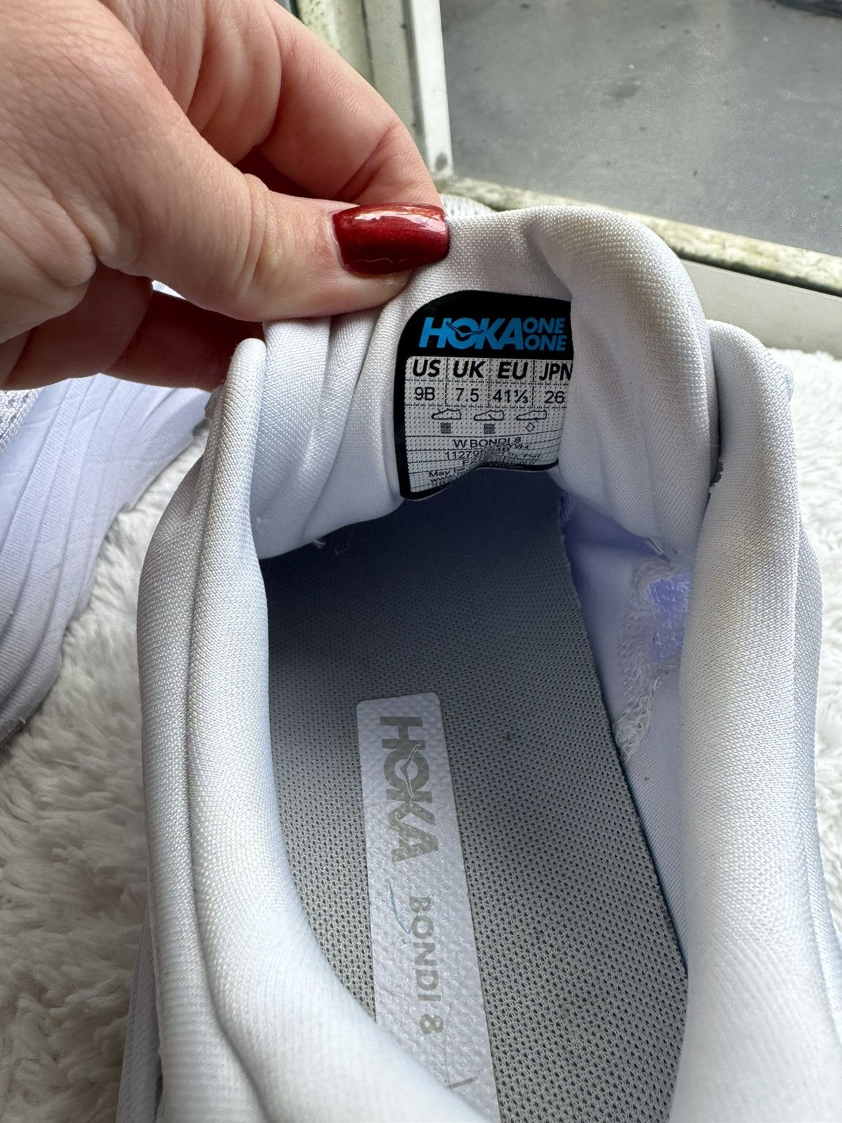 Hoka HOKA Lilac Running Shoes Size US 9 / IT 39 - 4 Thumbnail