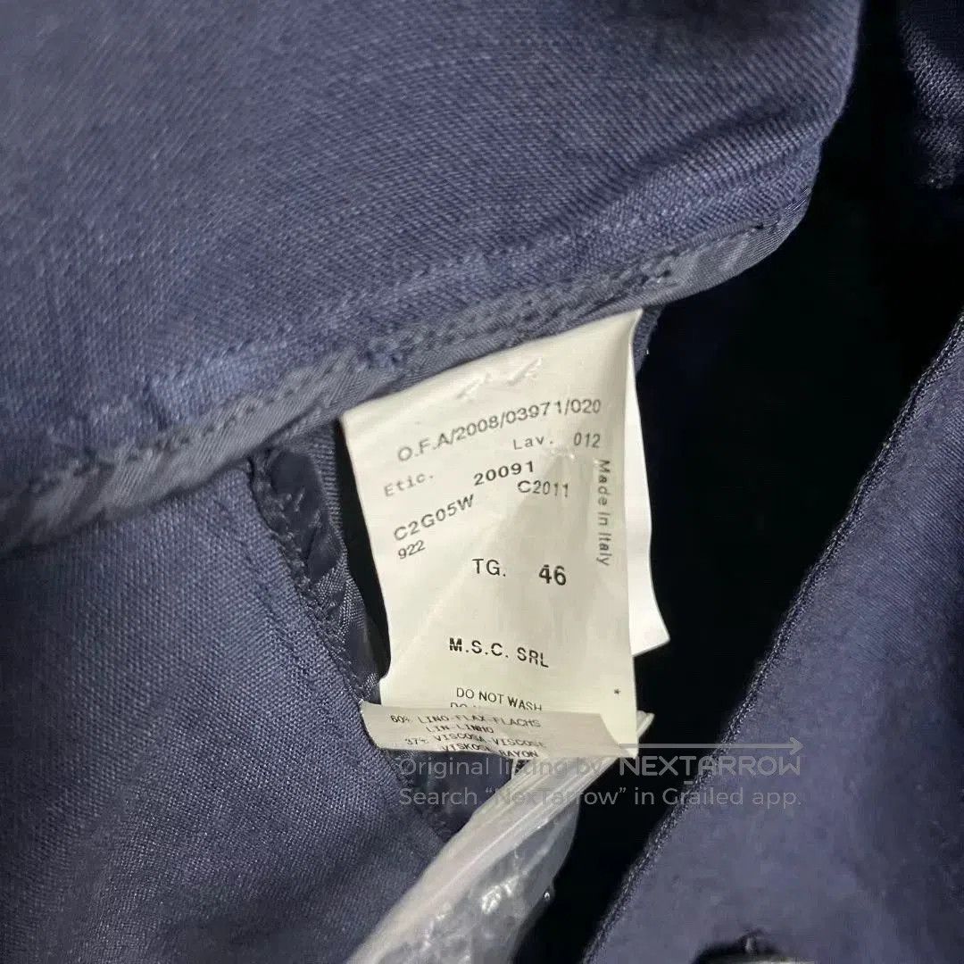 Emporio Armani giorgio armani navy short blazer jacket. Size US M / EU 48-50 / 2 - 3 Thumbnail