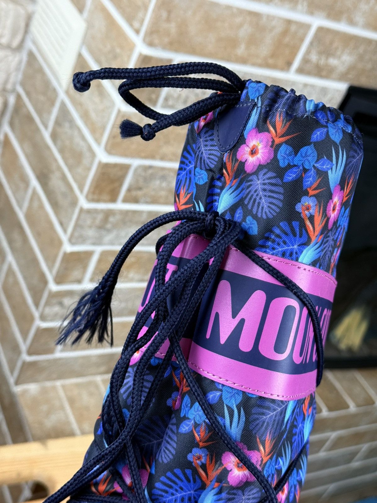 Japanese Brand × Moon Boot Moon Boot Tecnica Purple Flowers Boots Shoes size 39-41 Size US 10 / IT 40 - 11 Thumbnail