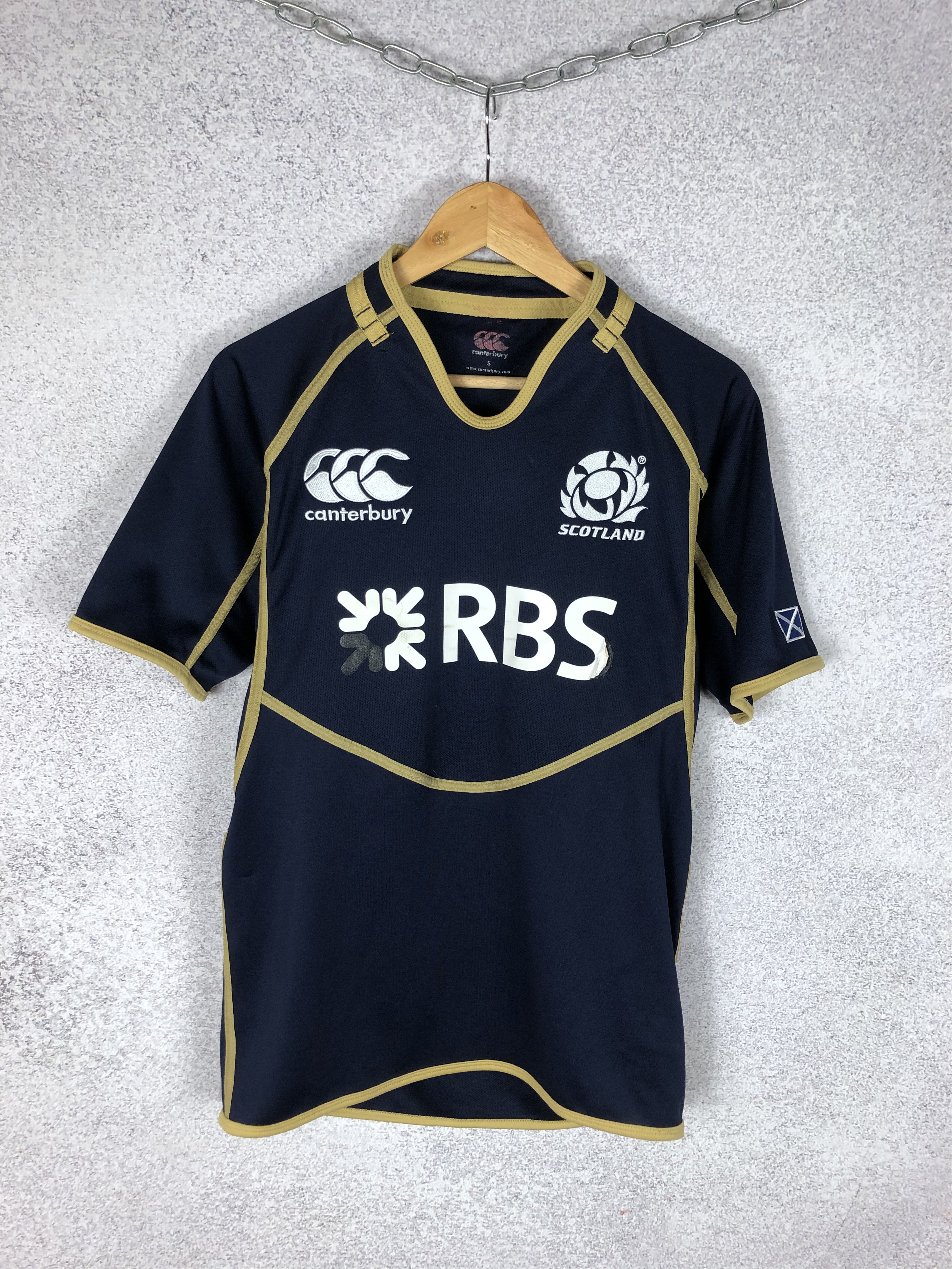 Maillot vintage 2007 Canterbury Scotland Rugby Union équipe