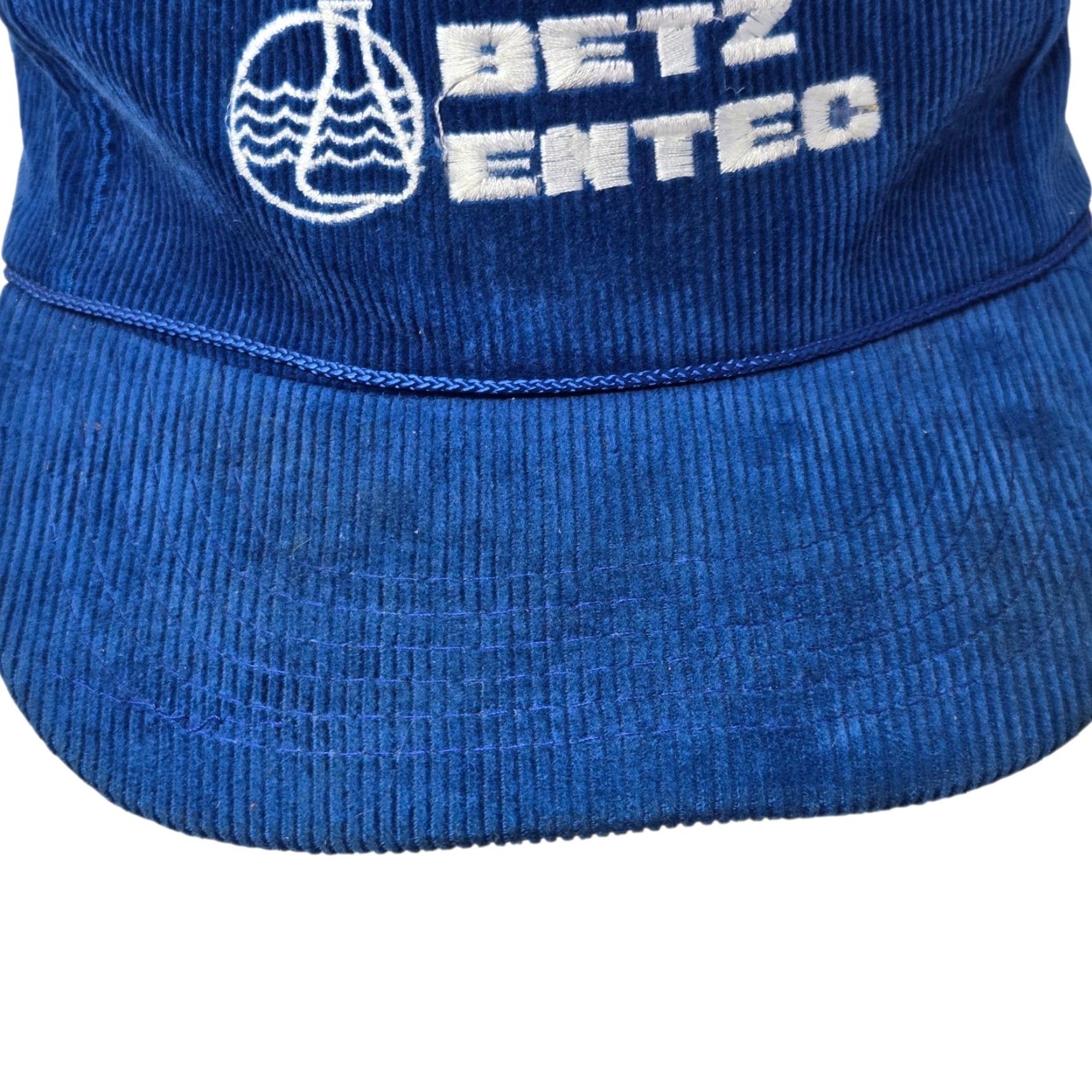 Vintage VINTAGE Betz Entec Snapback Corduroy Trucker Hat Blue Adjustable Embroidered Men Size ONE SIZE - 2 Thumbnail
