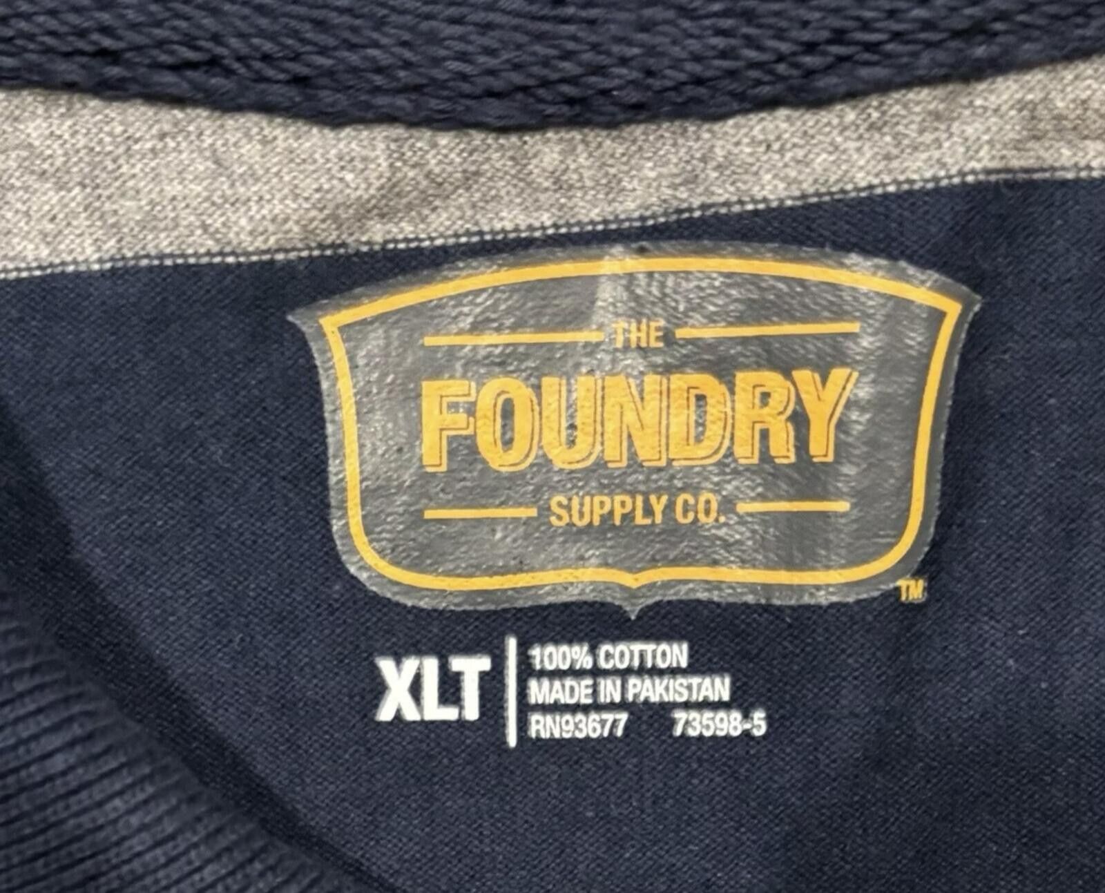 Other The Foundry Long Sleeve Shirt Men's 2XL Gray Polo Size US XXL / EU 58 / 5 - 8 Thumbnail