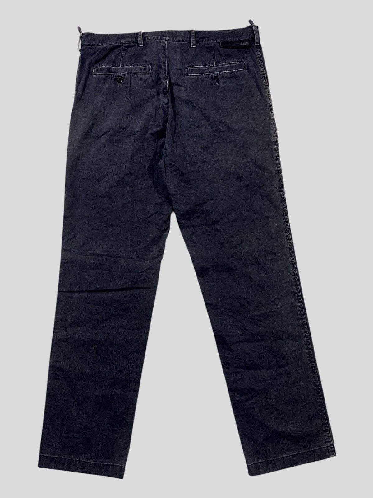 Prada Vintage Prada Milano Special Hook Faded Slate Trouser Khakis Size US 34 / EU 50 - 2 Thumbnail