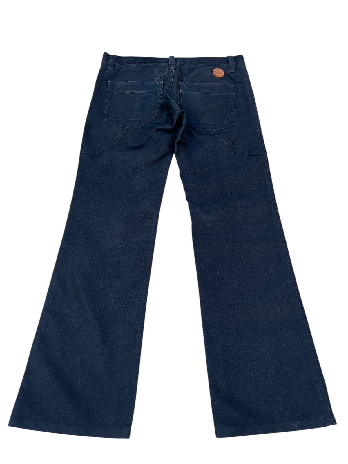 Japanese Brand Phenomenon Japan Fade Black Moleskin Cotton Flare Pant Size US 30 / EU 46 - 13 Thumbnail