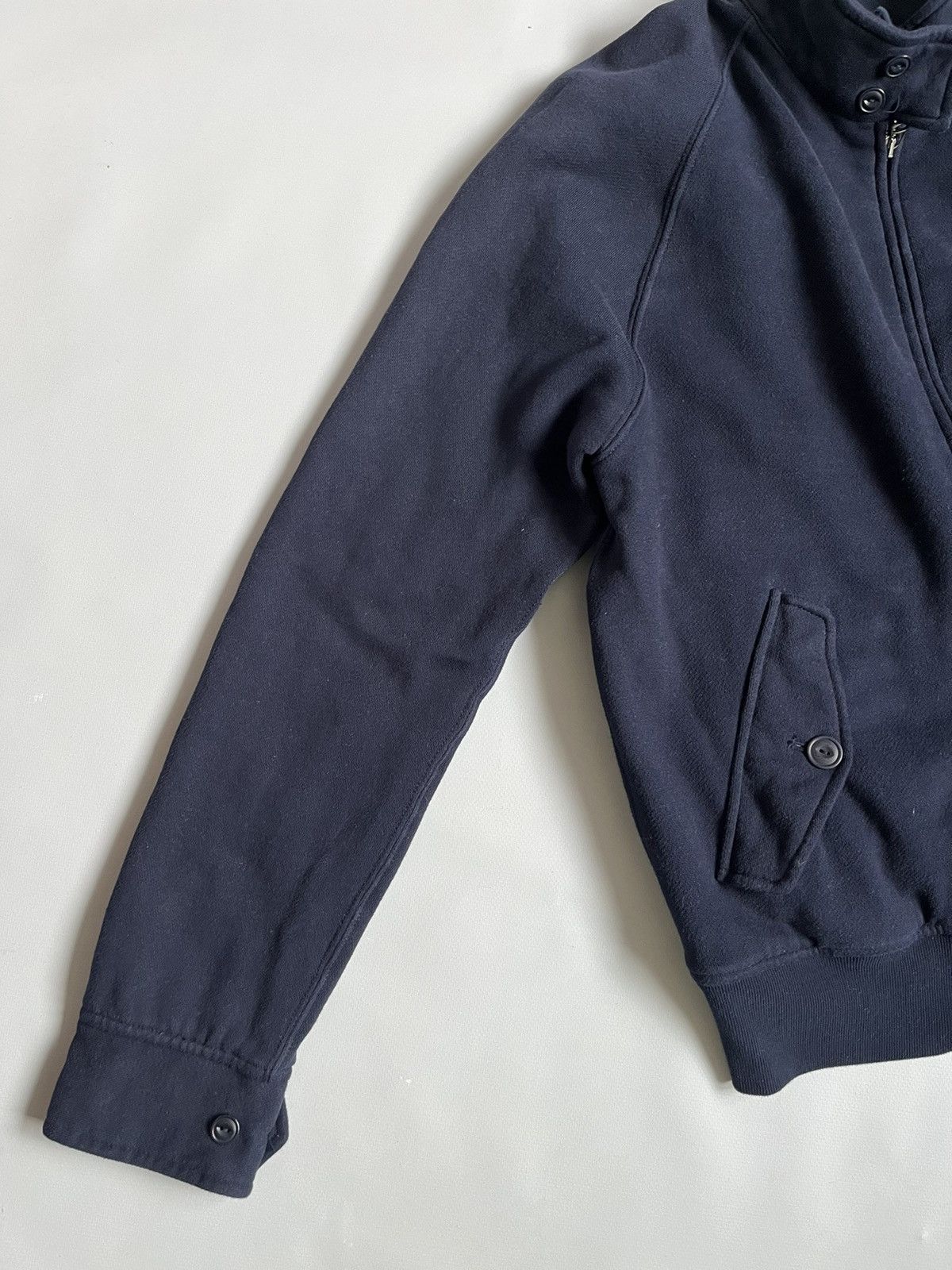 Polo Ralph Lauren Vintage 90s Polo Ralph Lauren Blue Cotton Bomber Sweatshirt Size US M / EU 48-50 / 2 - 10 Thumbnail