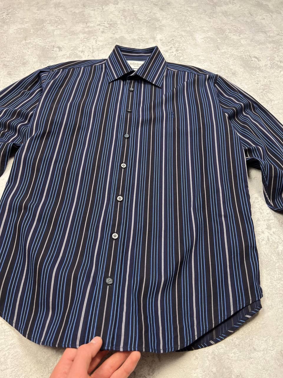Yves Saint Laurent Yves Saint Laurent Striped Shirt Size US M / EU 48-50 / 2 - 6 Thumbnail