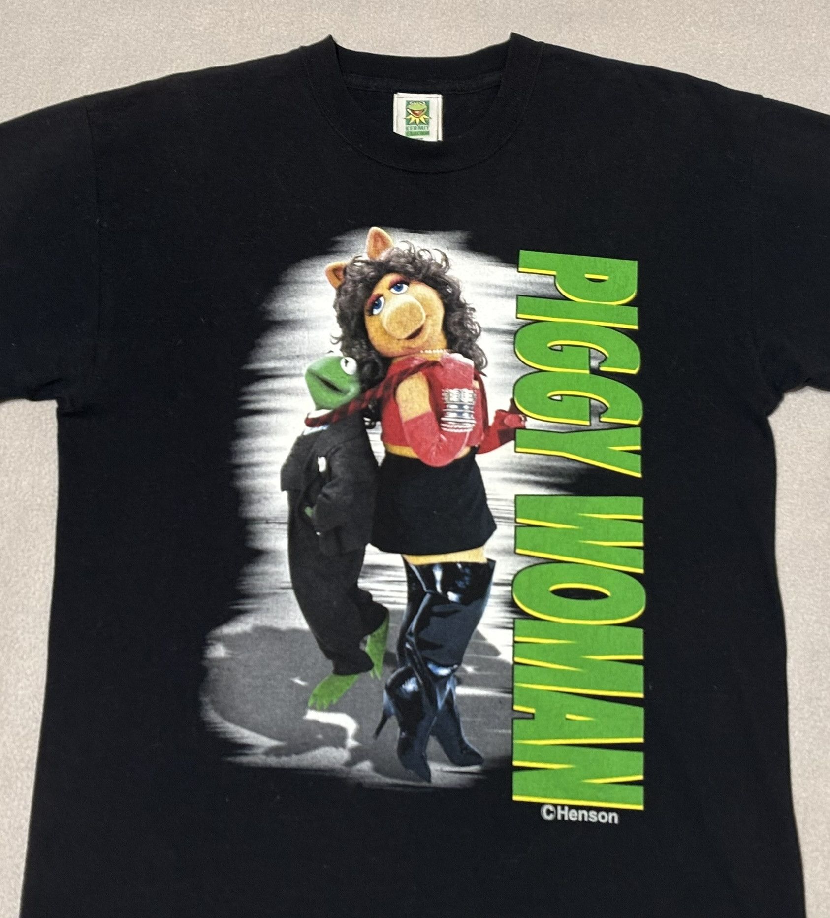 Fruit Of The Loom Piggy Woman Kermit Collection 1994 Screen Stars vintage Size US XL / EU 56 / 4 - 6 Thumbnail