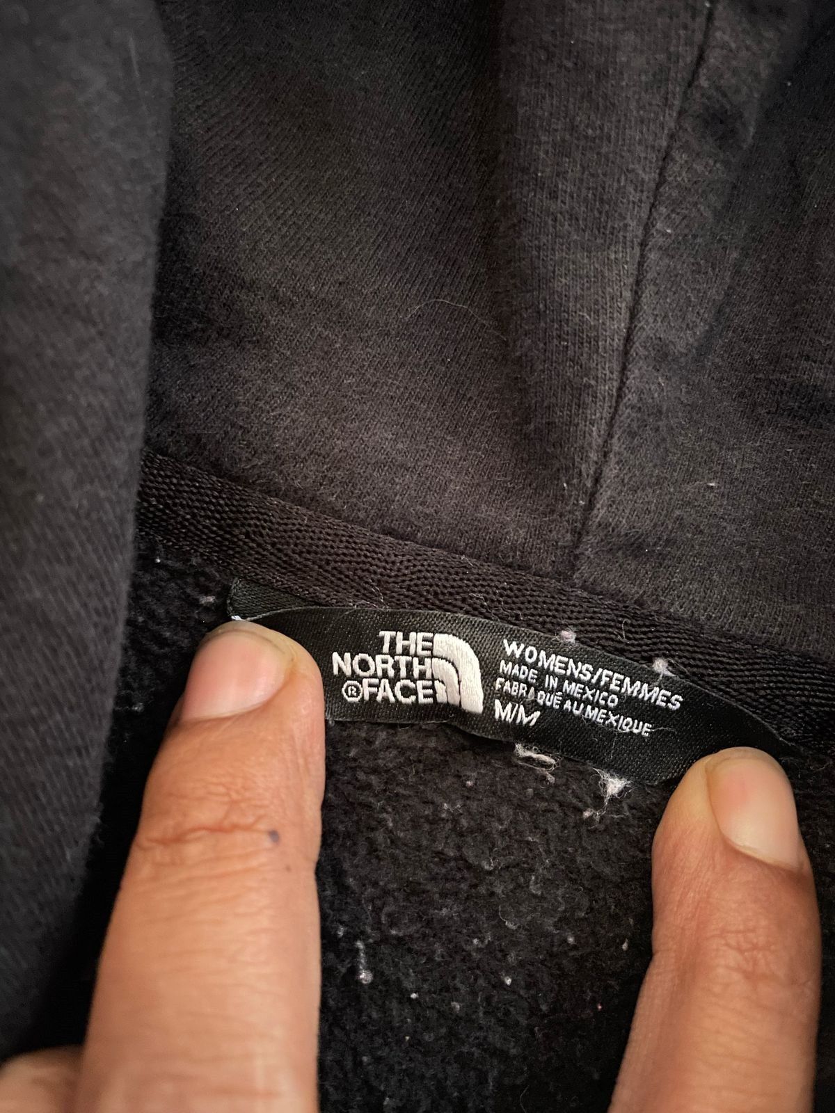 The North Face HOODIE THE NORT FACE BIG LOGO PIT BLACK Size M / US 6-8 / IT 42-44 - 4 Thumbnail