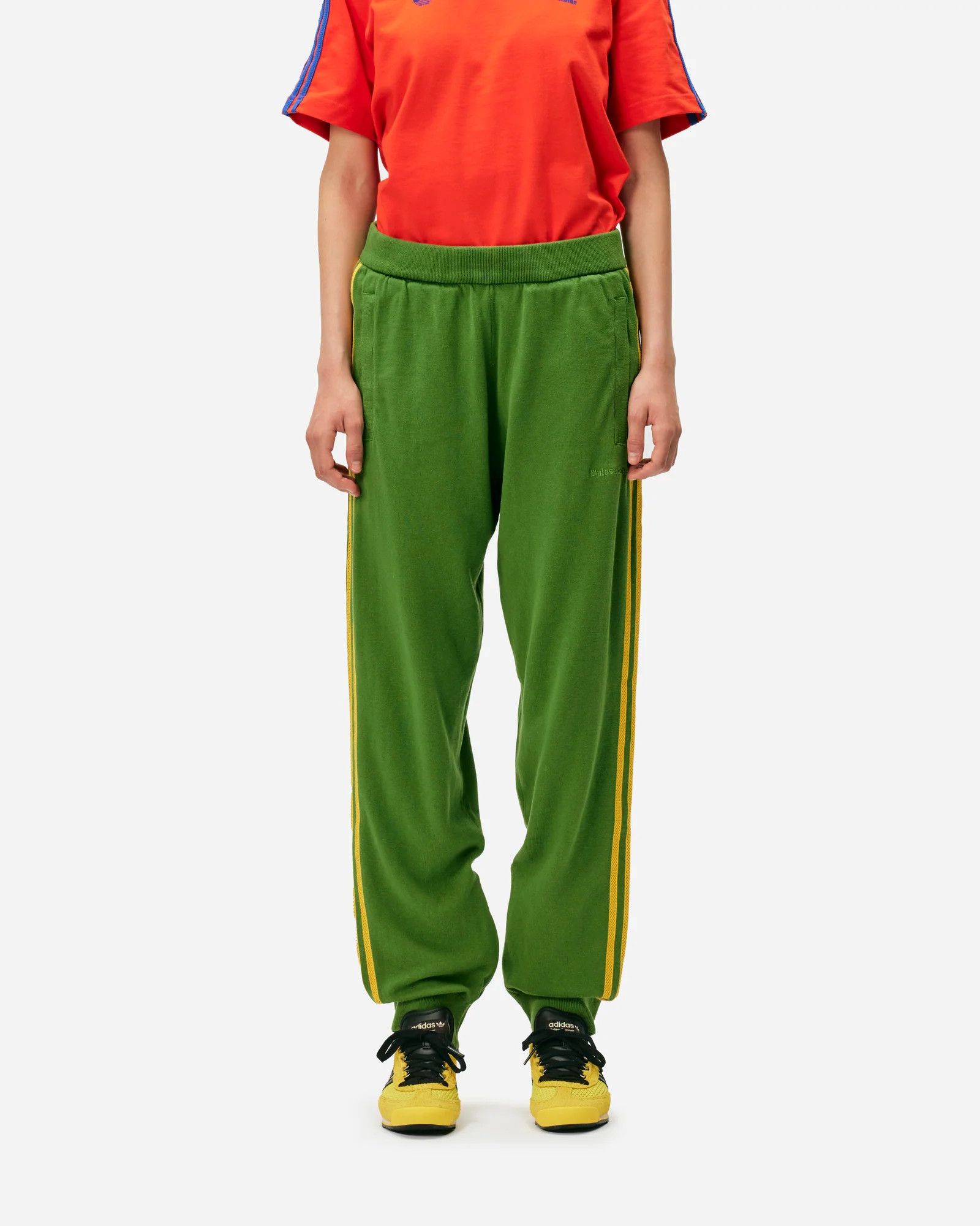 Adidas × Wales Bonner o1mle0725 New Knit Track Pants in Green Size US 28 / EU 44 - 4 Thumbnail