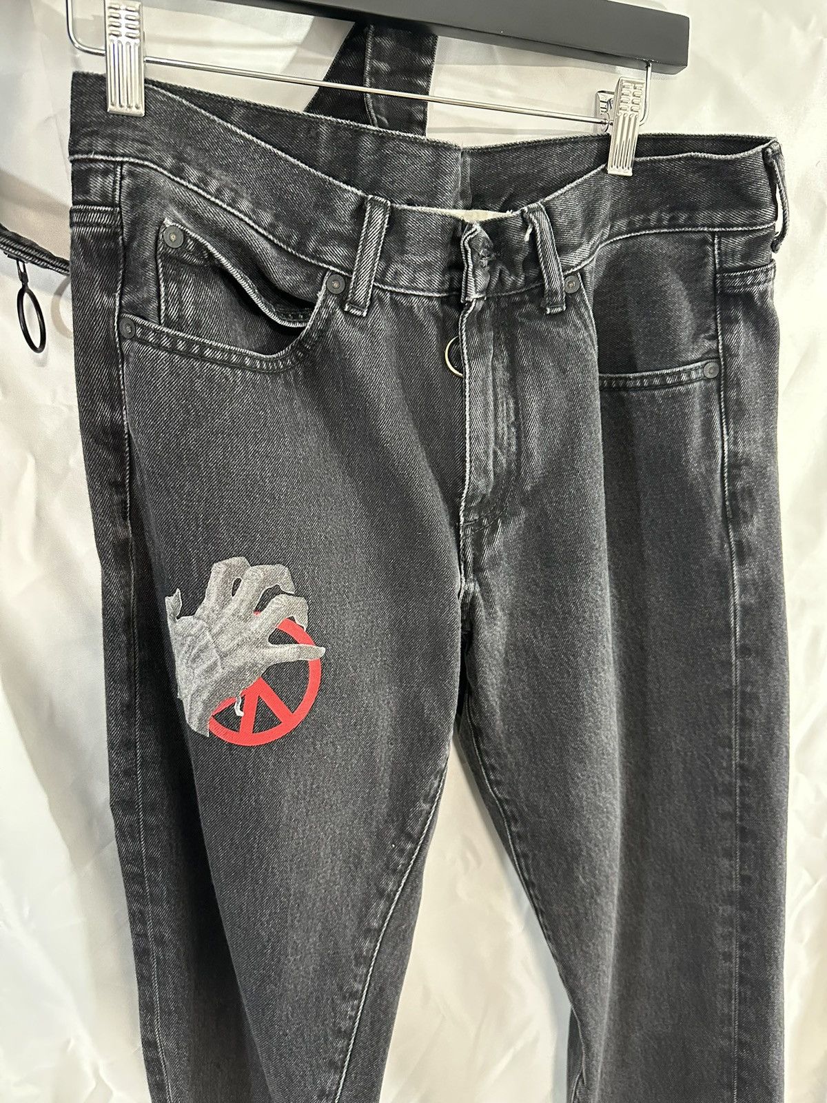 Off-White Off White Sick Denim & Bag Size US 31 - 5 Thumbnail