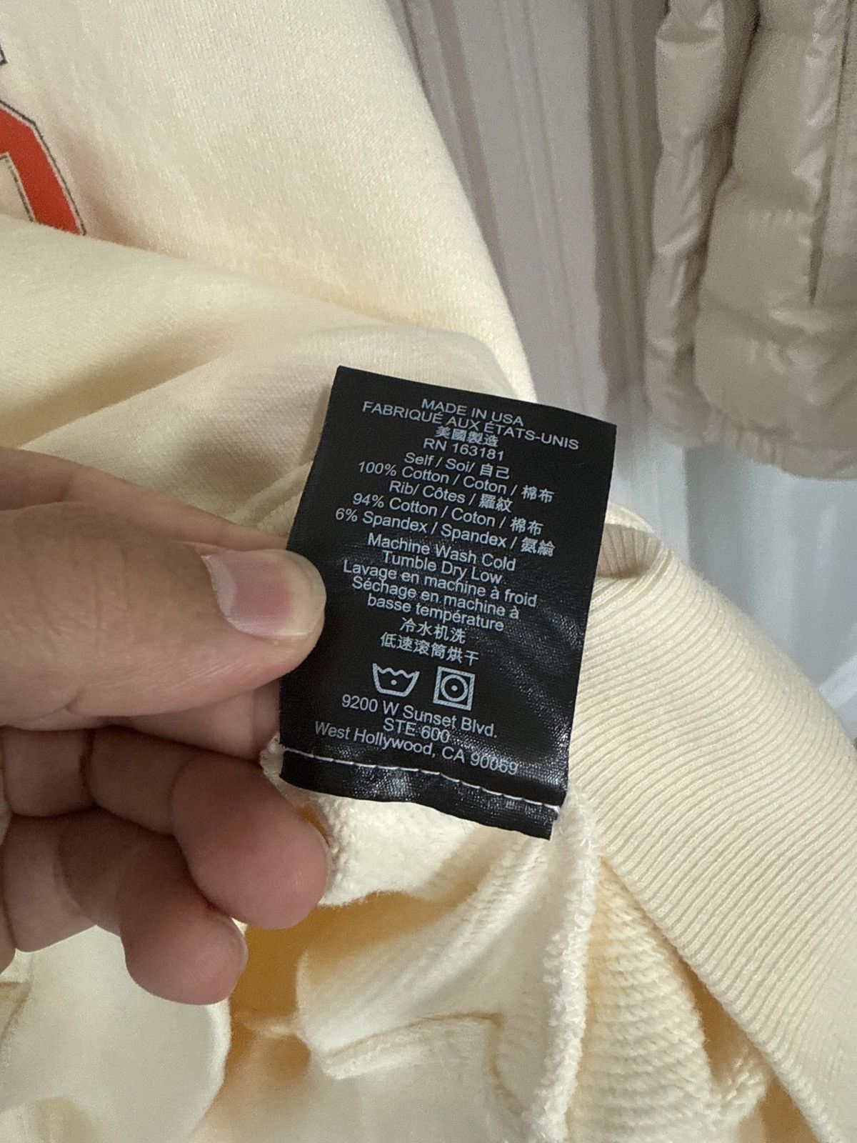 Rhude Rhude Orange and Cream Eagles Hoodie Size US S / EU 44-46 / 1 - 5 Thumbnail