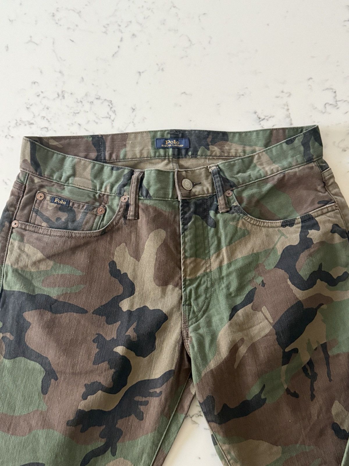 Polo Ralph Lauren Polo Ralph Lauren Low Str Denim (Camouflage) Size US 31 - 2 Thumbnail