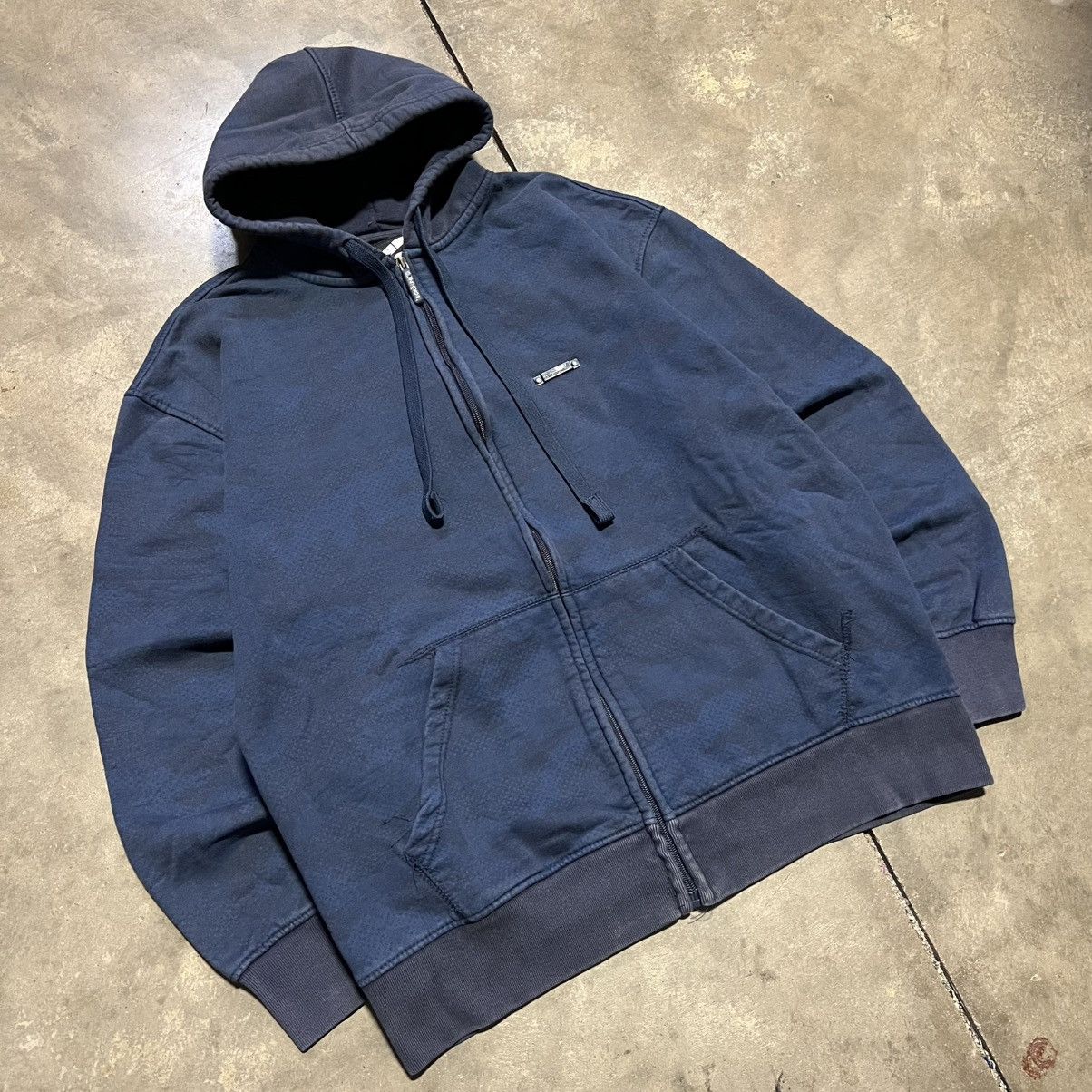 Ecko Unltd. Vintage Ecko Unltd Zip Up Hoodie Sweatshirt Digital Camo Y2K Size US XL / EU 56 / 4 - 2 Thumbnail