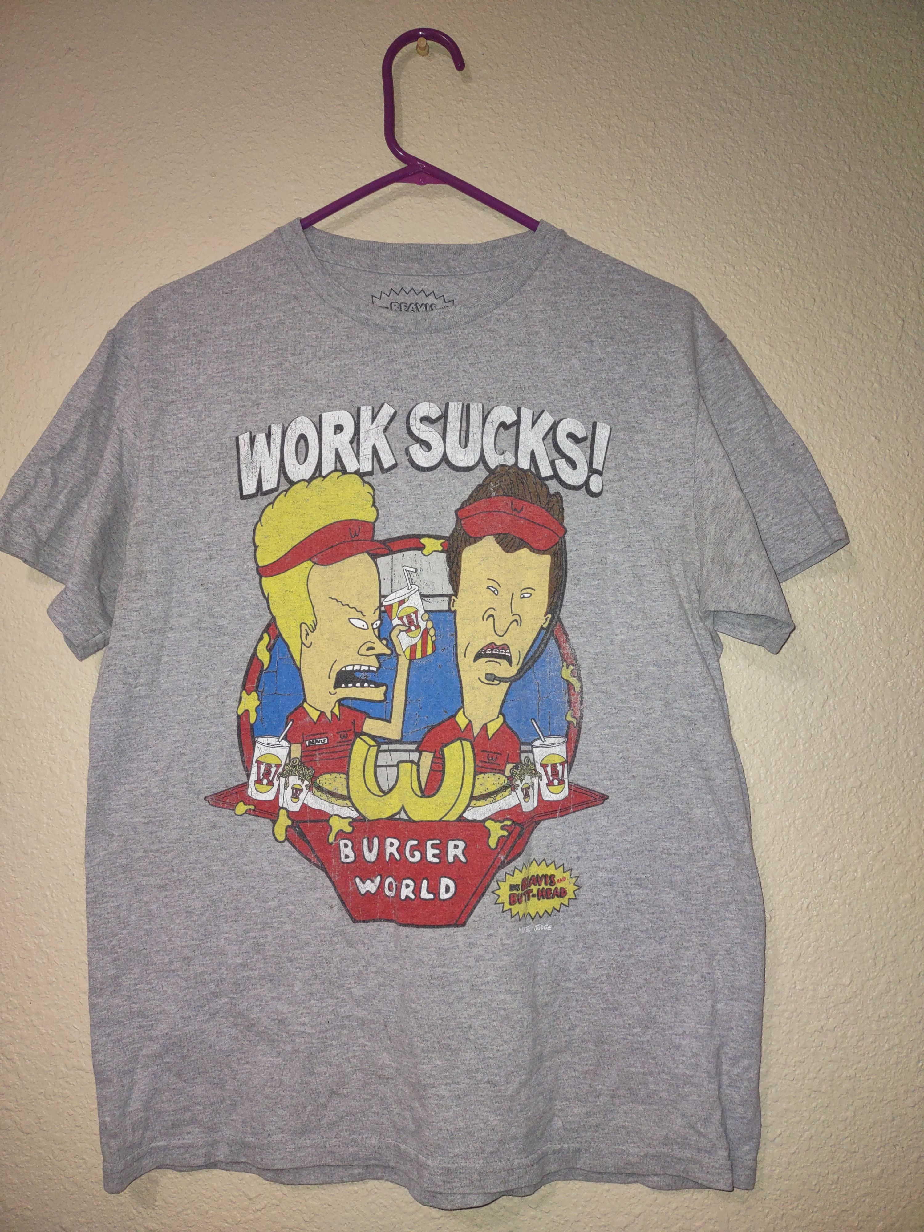 Other Beavis and Butthead - work sucks Size US M / EU 48-50 / 2 - 1 Thumbnail