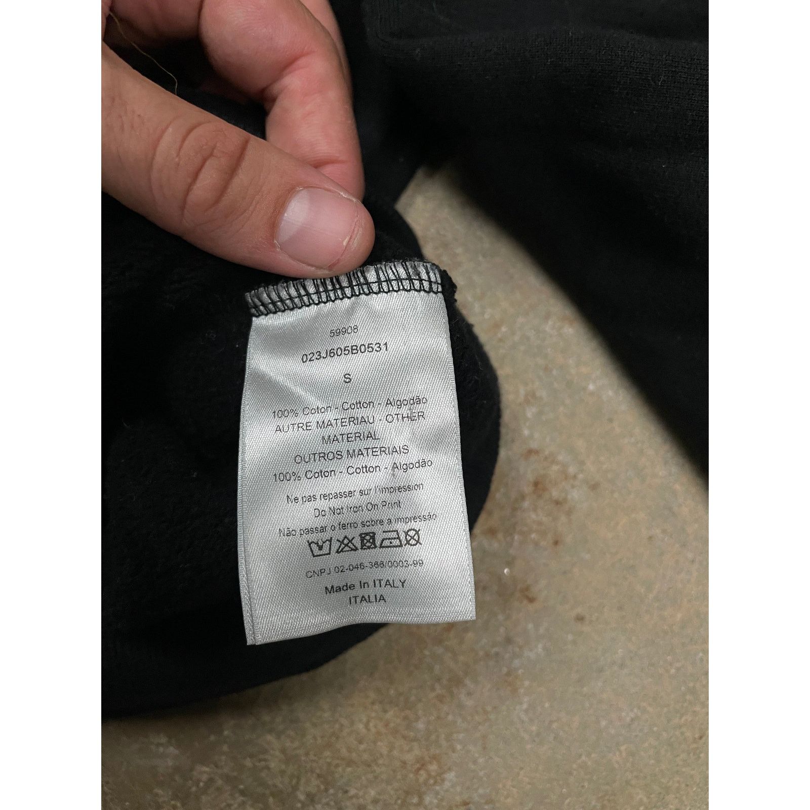 Dior Dior Arsham Hoodie Black Small Used Size US S / EU 44-46 / 1 - 3 Thumbnail