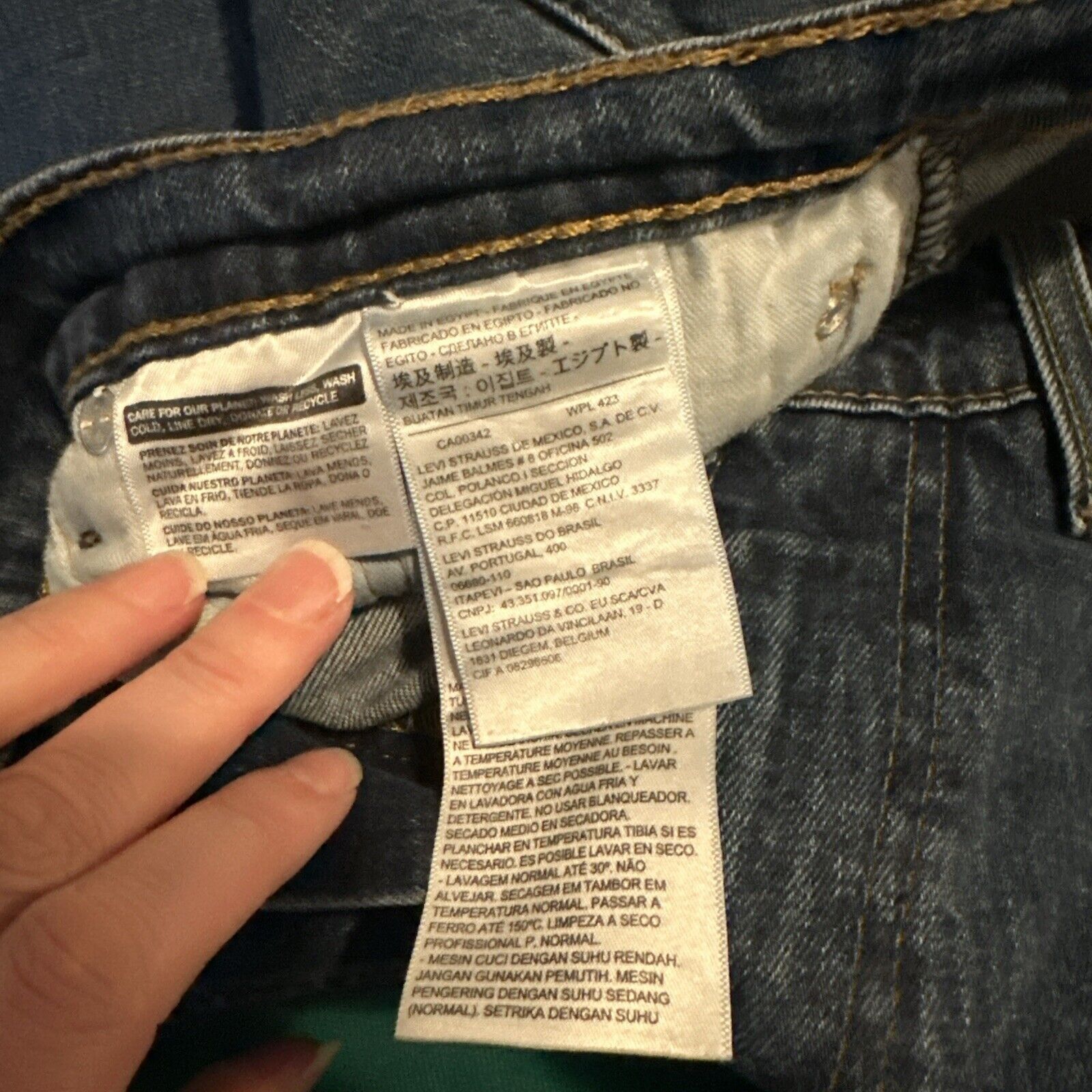 Levi's Levi’s 505 Straight Fit Jeans - 33x32 Size US 33 - 4 Thumbnail