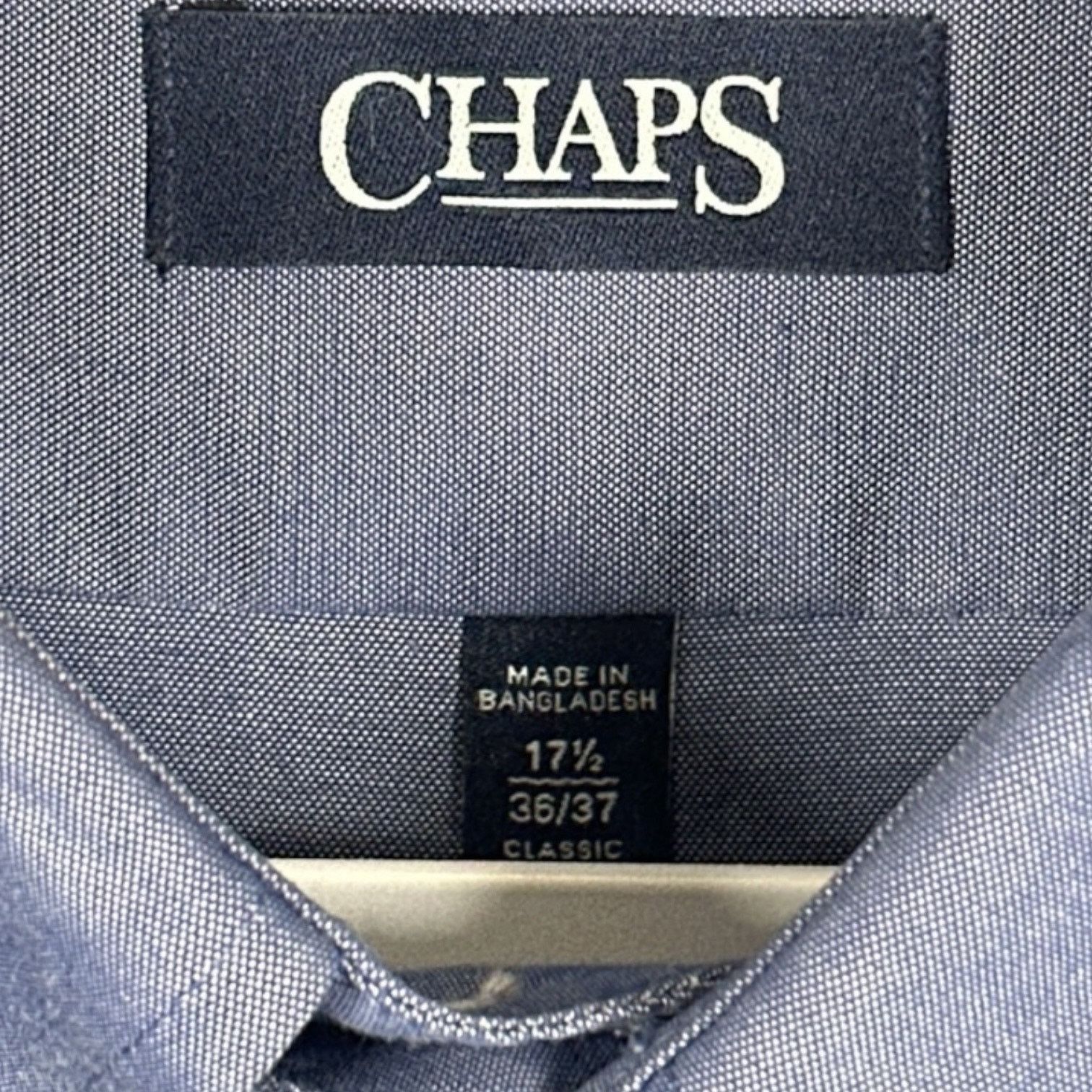 Chaps Chaps Blue Button Down Shirt Mens XL Long Sleeve Casual Size US XL / EU 56 / 4 - 3 Thumbnail
