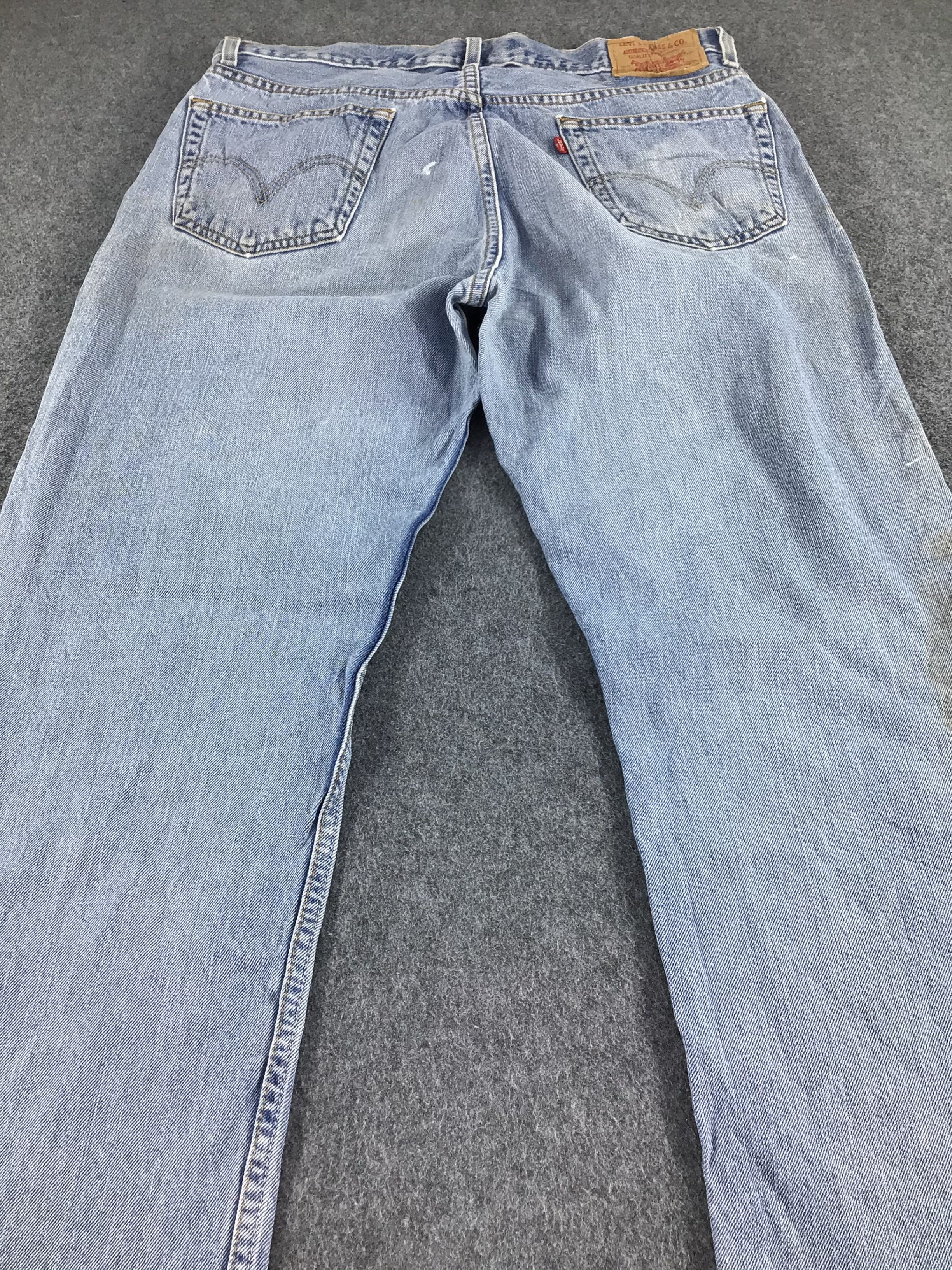 Levi's Vintage Levis 505 Jeans Dirty Stone Wash -J501 Size US 35 - 4 Thumbnail