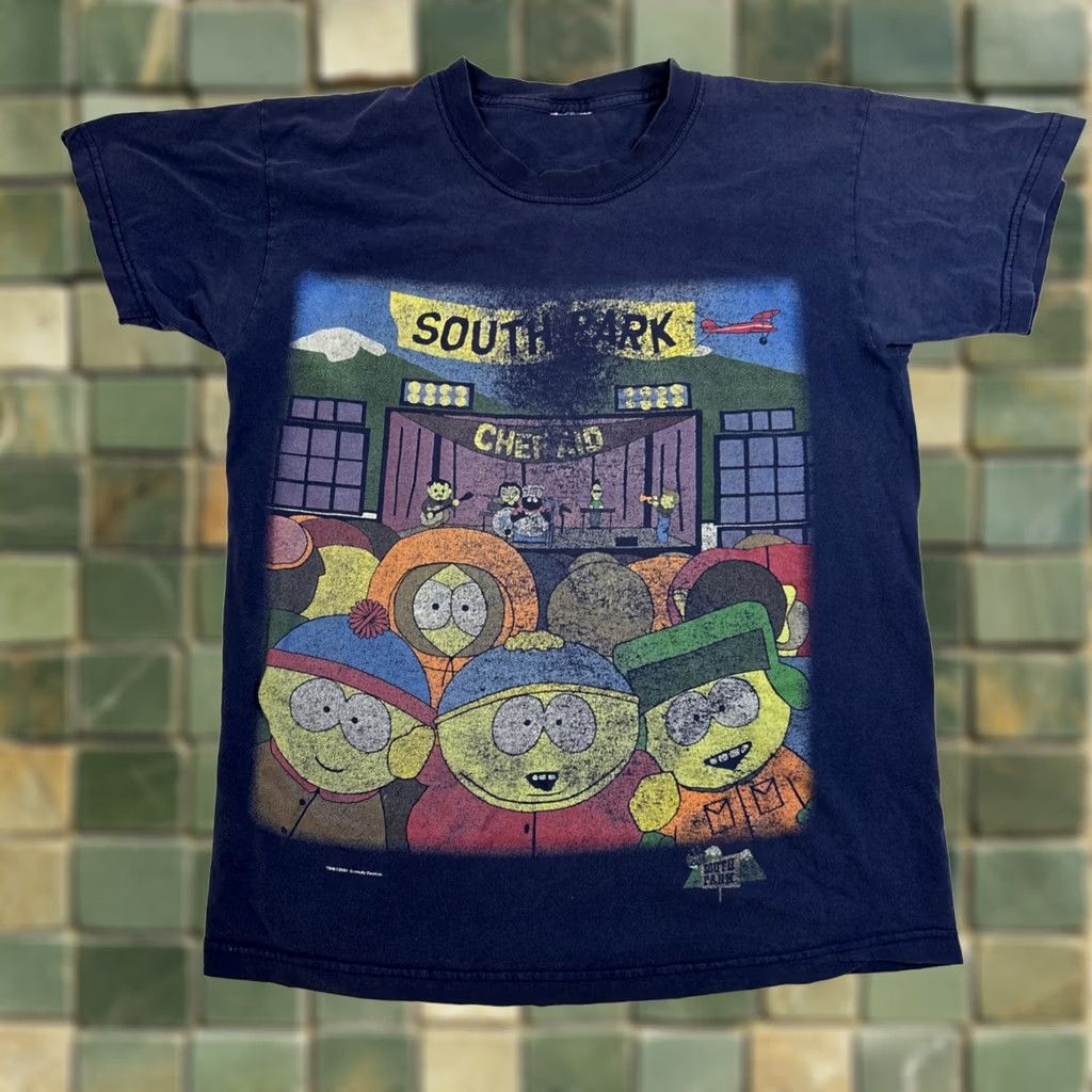 Vintage VINTAGE South Park Shirt Mens Small Blue Kenny Chef Stan 2001 Graphic Size US S / EU 44-46 / 1 - 1 Thumbnail