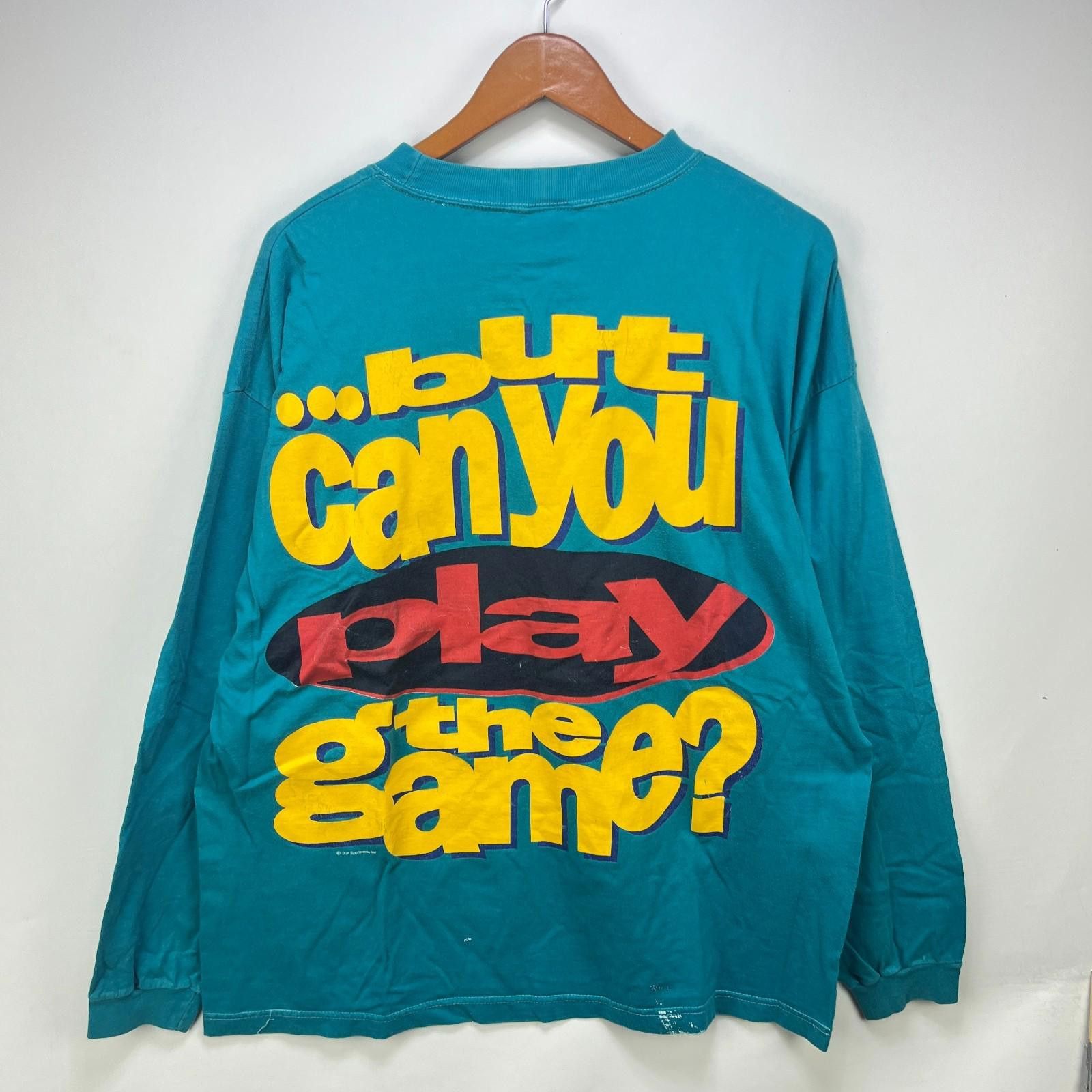 Vintage Vtg You Can Talk the Talk But Can You Play The Game Shirt Size US XL / EU 56 / 4 - 1 Thumbnail