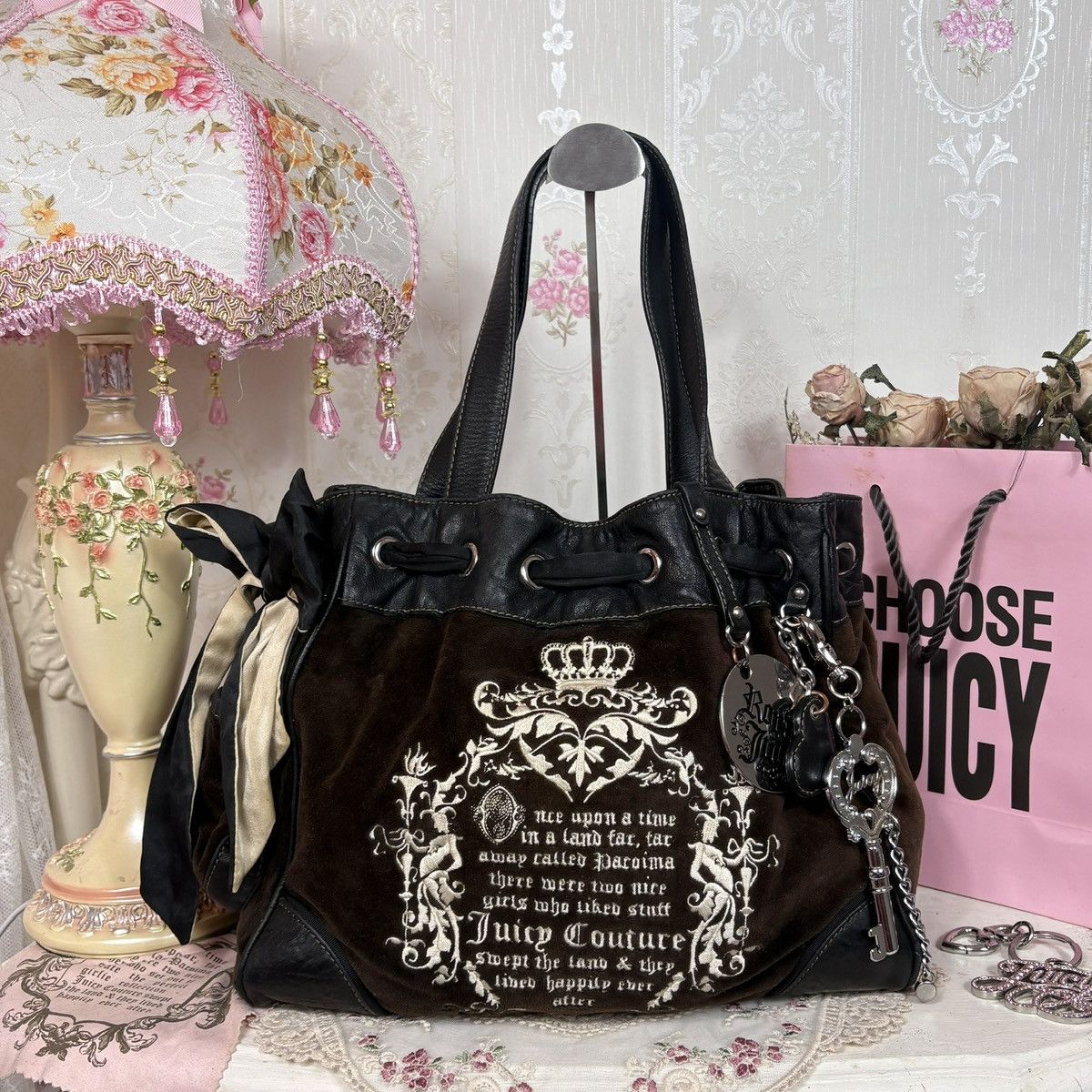vintage juicy couture once upon a time daydreamer bag