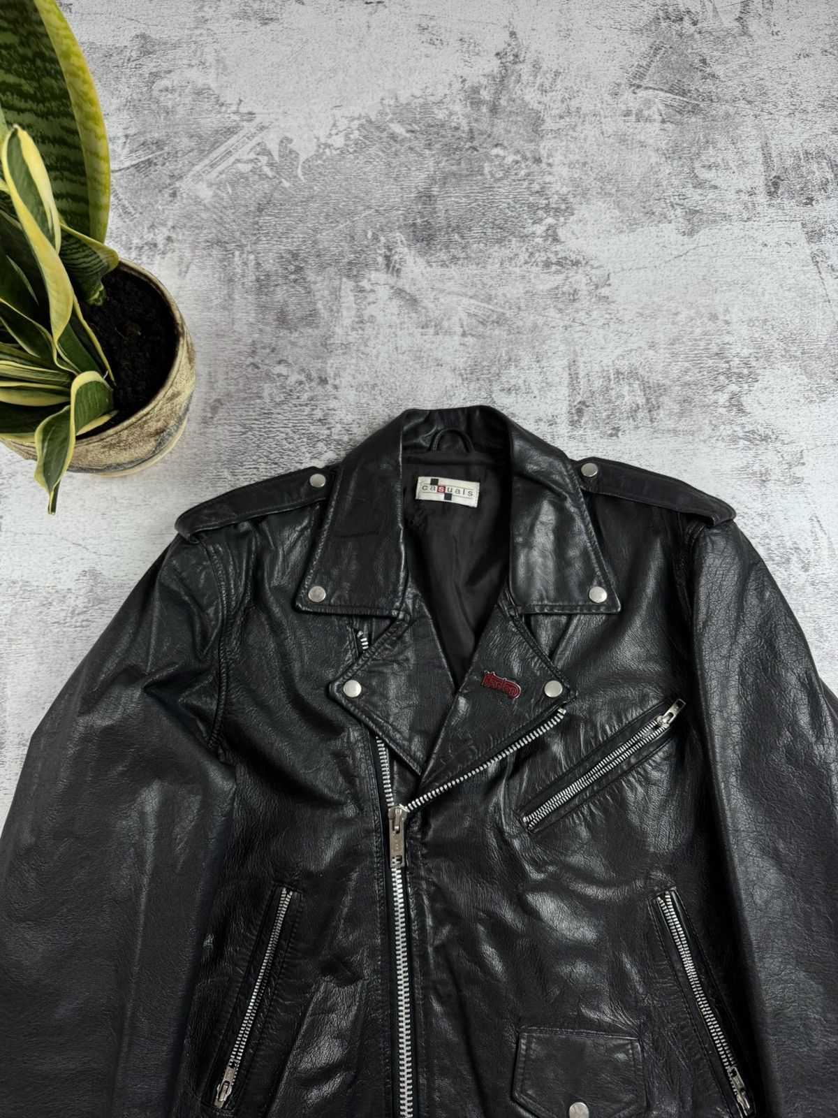 Genuine Leather Tyla Tiger Tailz Wildhearts Punk Real Racing Custom Jacket Size US M / EU 48-50 / 2 - 16 Thumbnail