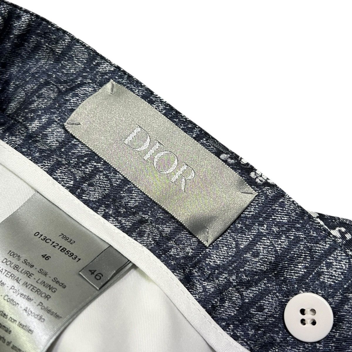 DENIM TEARS × Dior Christian Dior 23AW Denim Tears Oblique Twill Short Pants Size US 44 / EU 60 - 7 Thumbnail