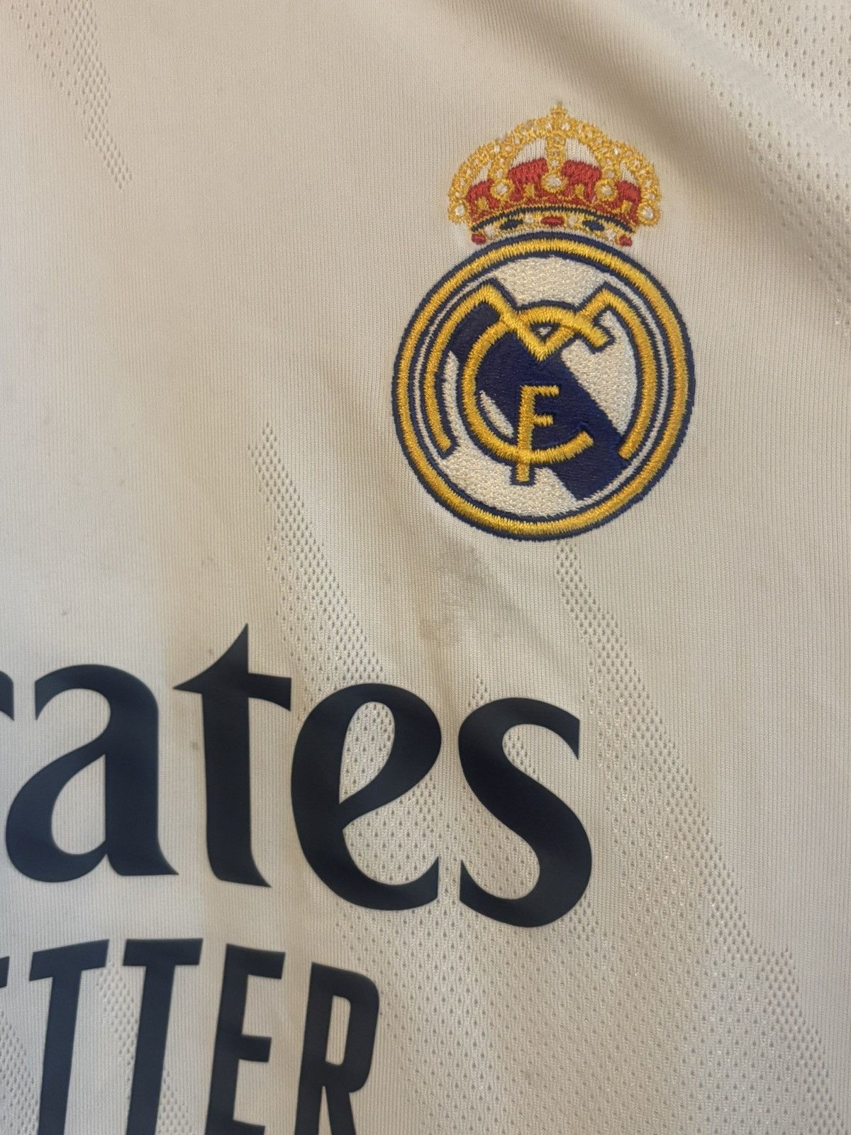 Adidas Adidas Real Madrid 2020/21 Home Jersey XL White Pink Emirate Size US XL / EU 56 / 4 - 2 Thumbnail