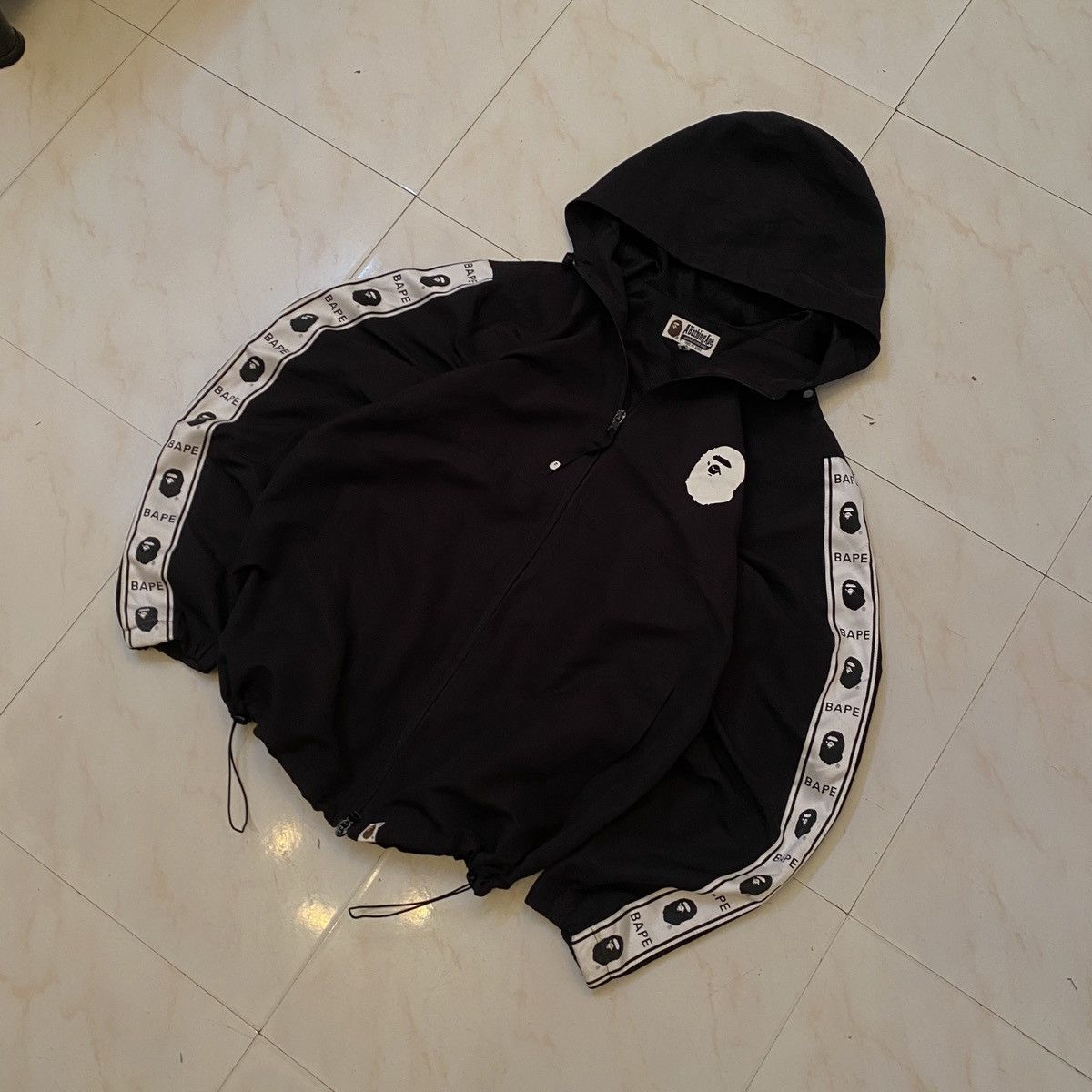 Bape Bape Summer 2018 Tape Line Track Jacket (Windbreaker) Size US S / EU 44-46 / 1 - 2 Thumbnail