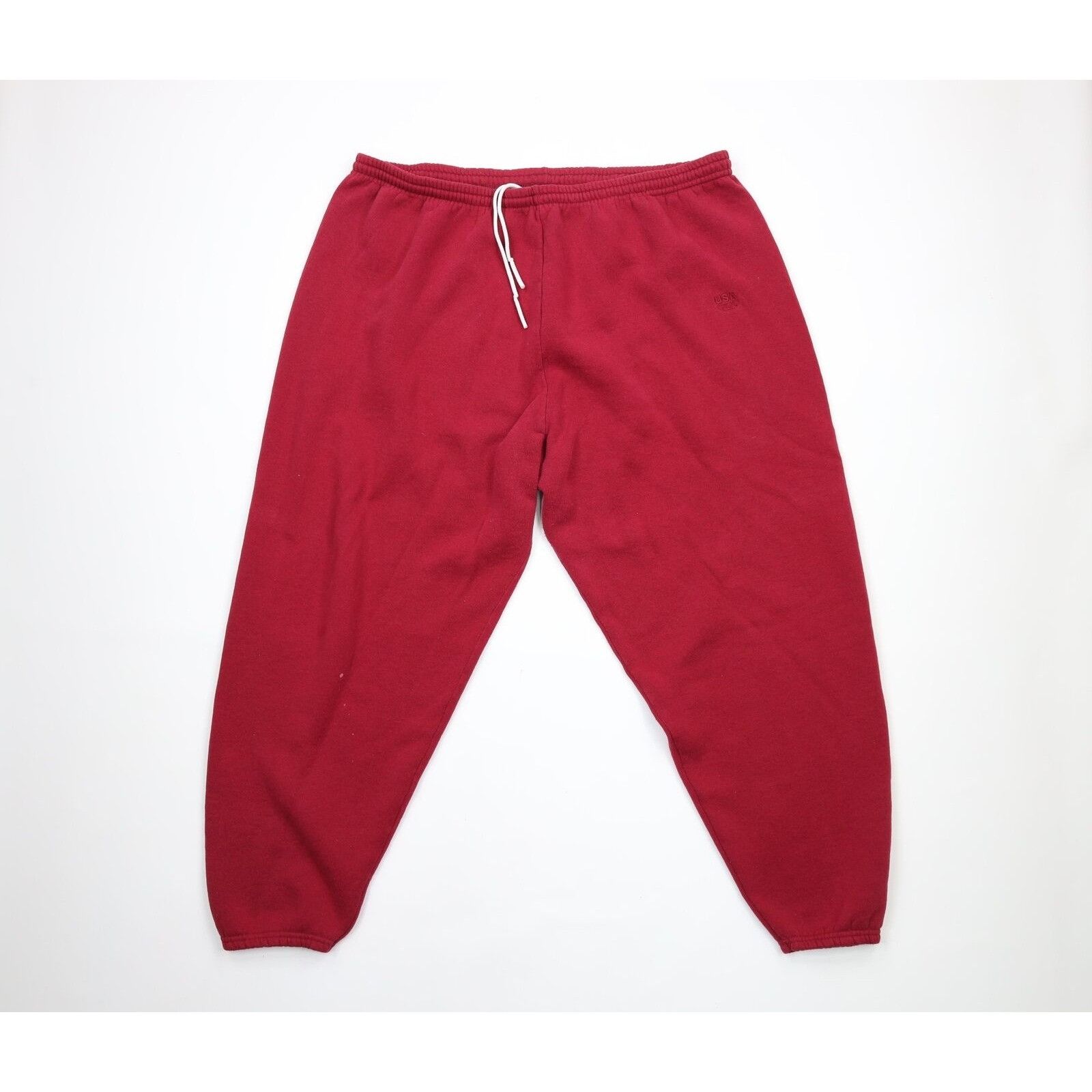 Vintage Vintage 90s USA Olympics Faded Sweatpants Joggers 4XL Size US 44 / EU 60 - 1 Thumbnail