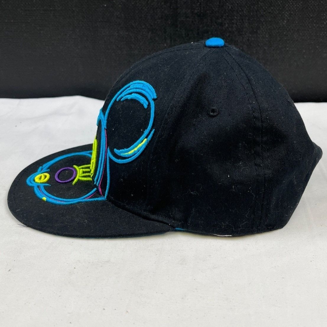 Disney Disney Unisex Black/Neon Mickey Mouse Hat/Cap SKU 4315 Size ONE SIZE - 3 Thumbnail
