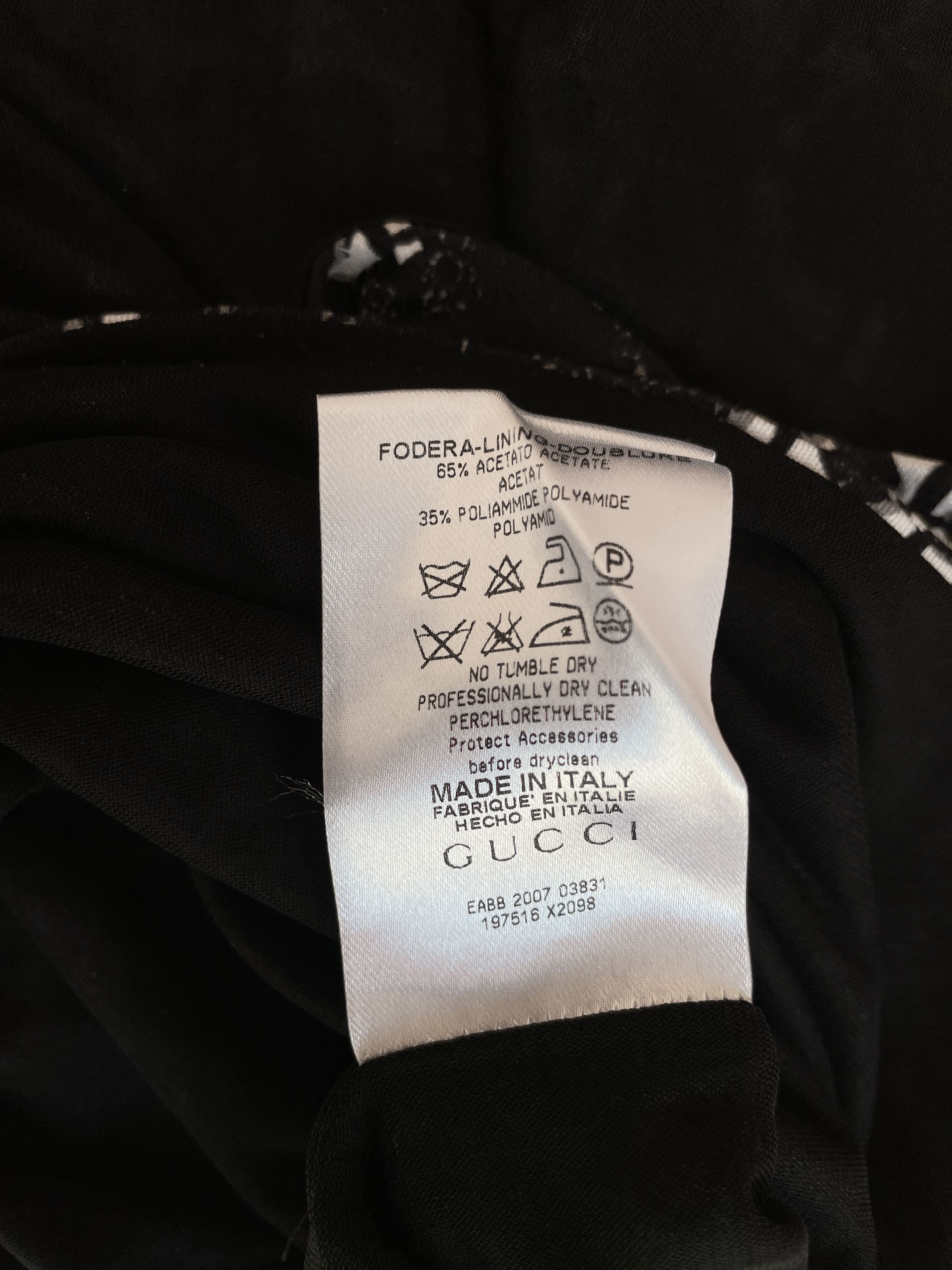 Gucci one shoulder silk top Size XS / US 0-2 / IT 36-38 - 8 Thumbnail