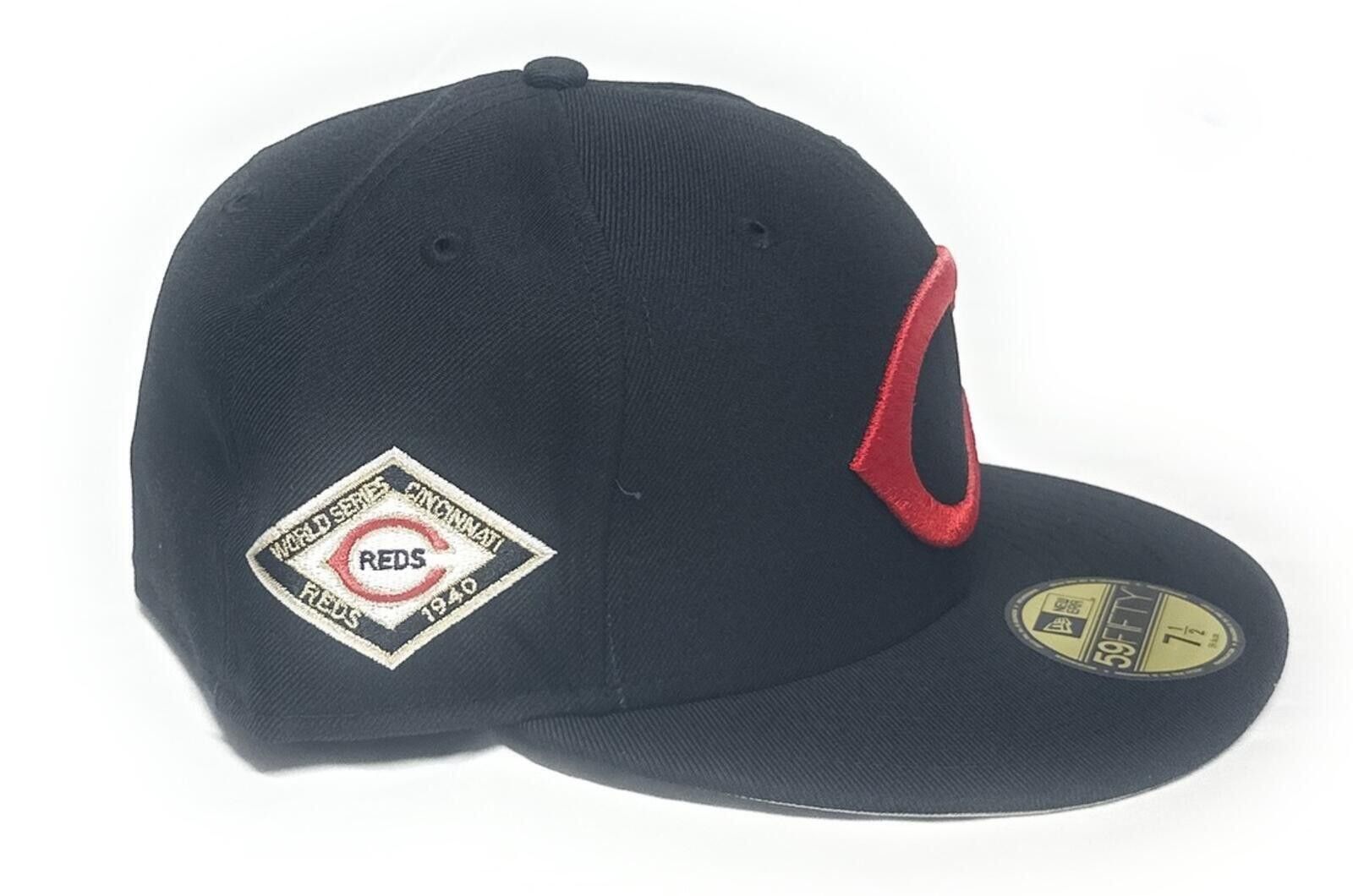 New Era New Era Cincinnati Reds 59FIFTY Fitted Cap Size 7 1/2 Size ONE SIZE - 3 Thumbnail