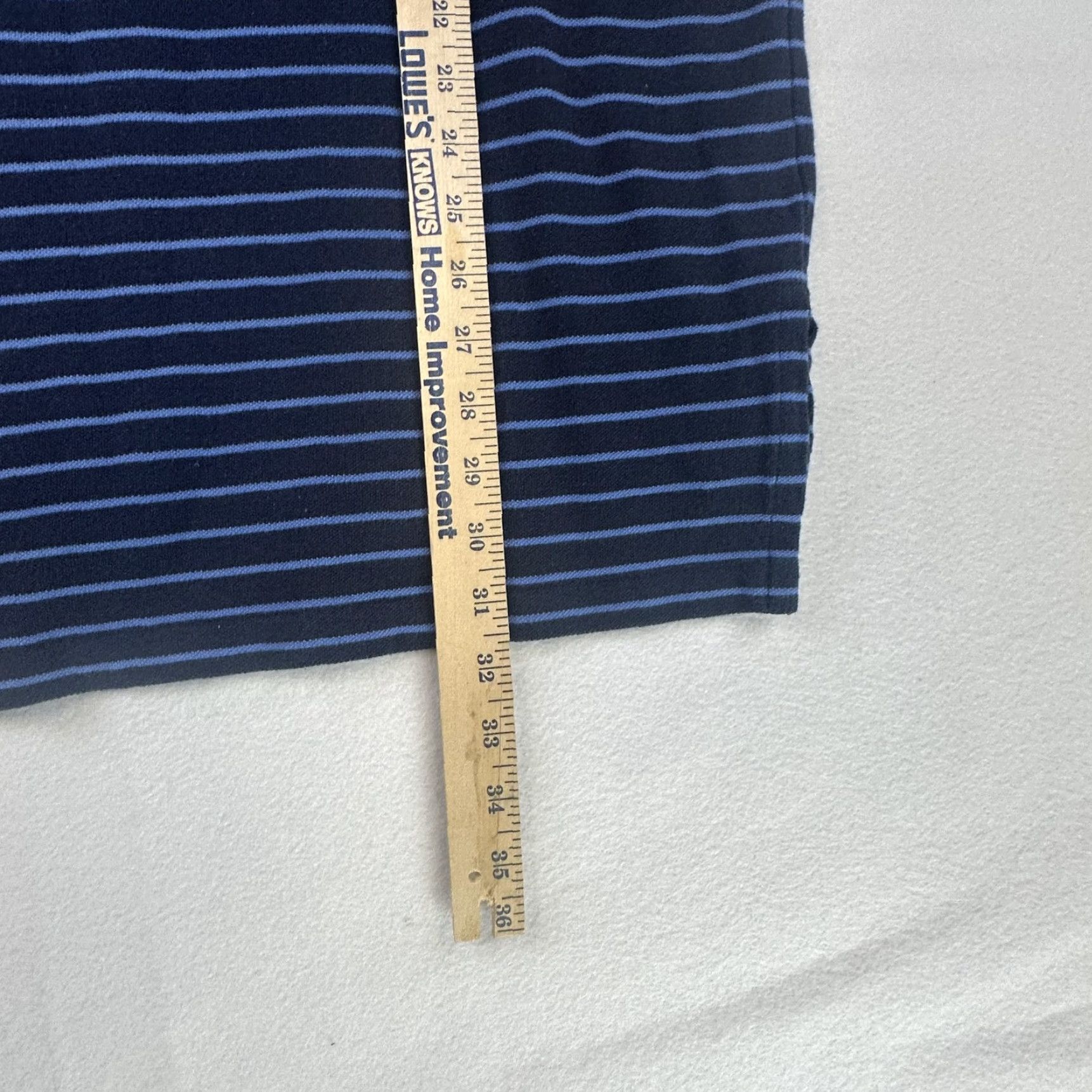 Polo Ralph Lauren Polo Ralph Lauren Polo Shirt Mens XL Navy Blue Striped Classic Fit Short Sleeve Size US XL / EU 56 / 4 - 7 Thumbnail
