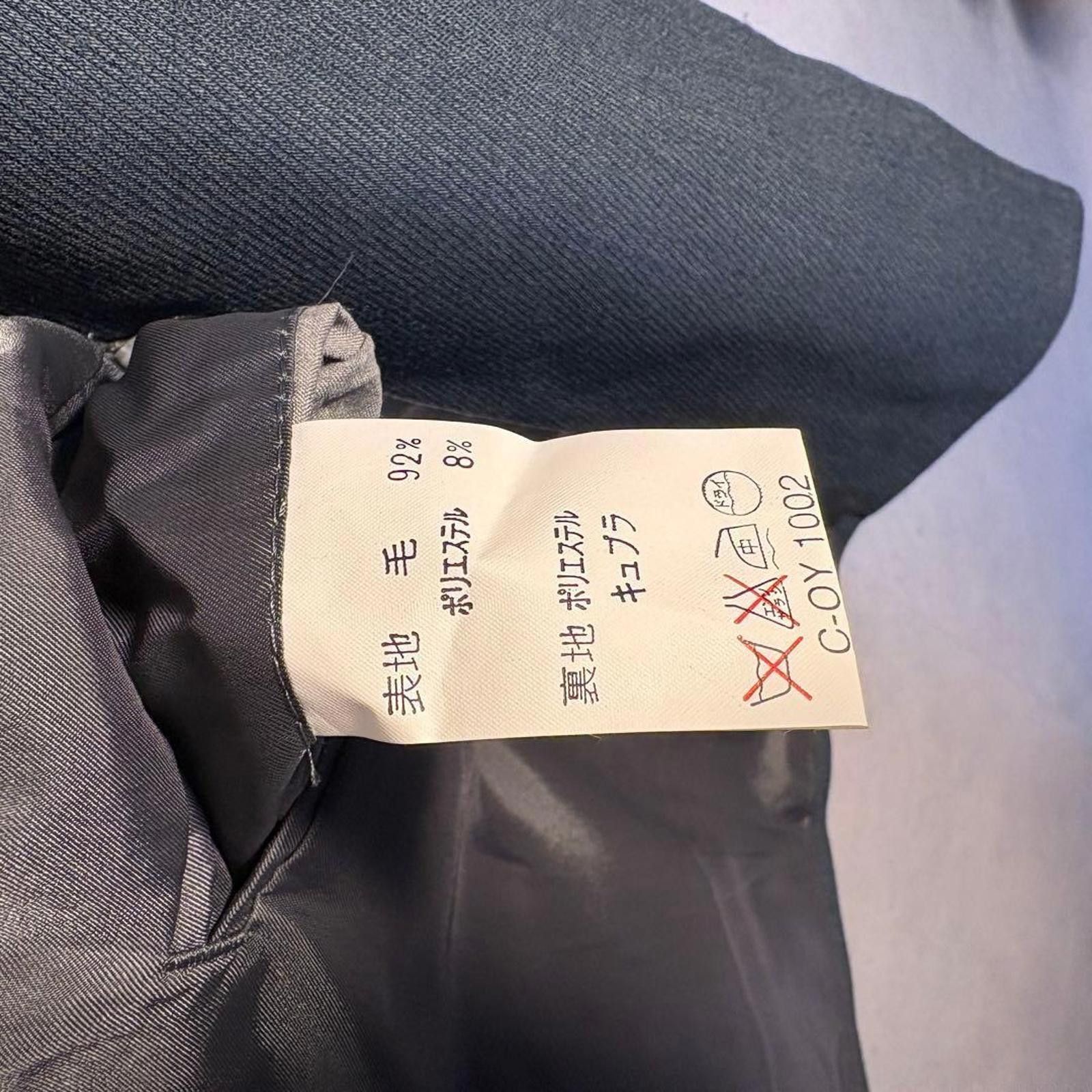 Lanvin Lanvin - Men's Classic Double-Breasted Suit in Dark Grey Size 38R - 7 Thumbnail