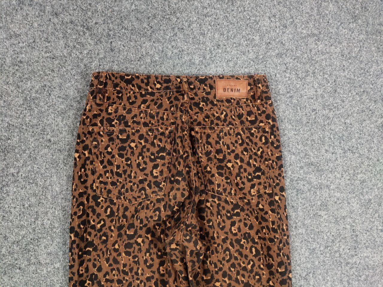 Sezane Sezane France Design Art Leopard brown Denim Ankle Jeans Size 27" / US 4 / IT 40 - 9 Thumbnail