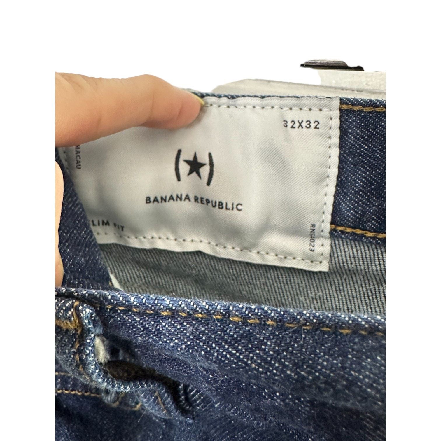Banana Republic Banana Republic Slim Fit Medium Rinse Jeans Men's 32x31.5 Size US 32 / EU 48 - 6 Thumbnail
