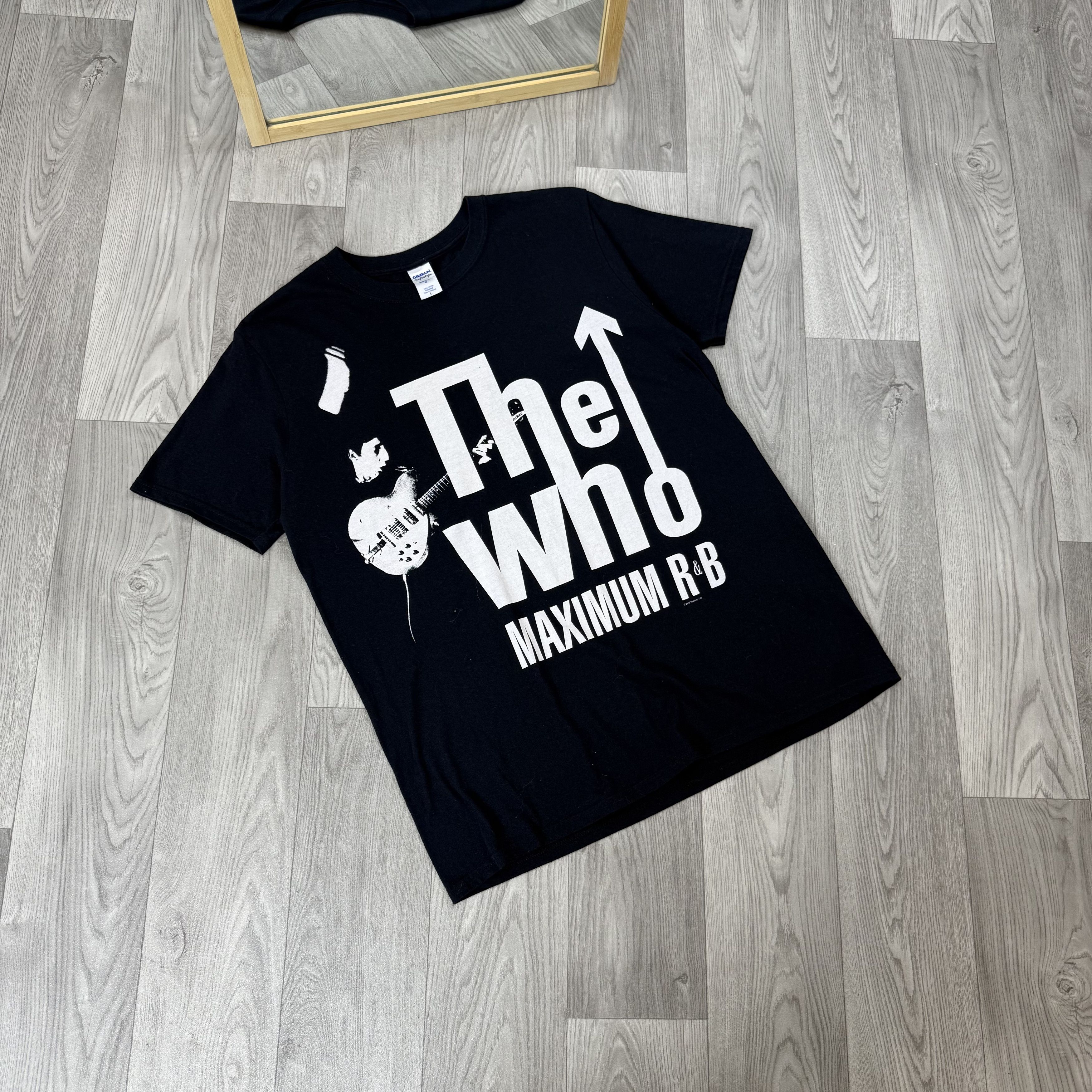 Vintage The Who Graphic Rock Band Black Tee Shirt Size US L / EU 52-54 / 3 - 2 Thumbnail