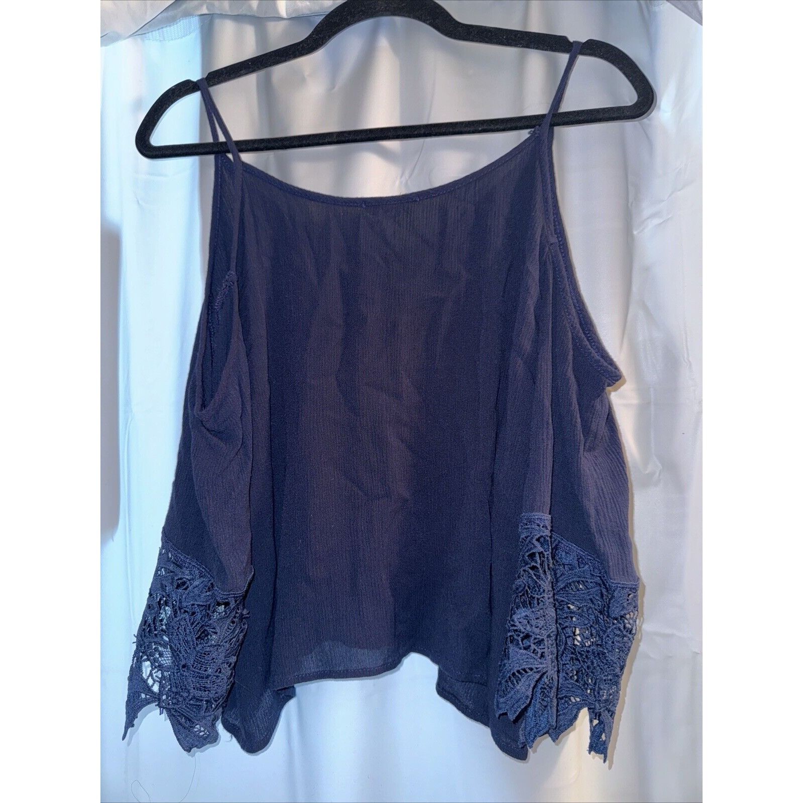 Other Agaci Womens Large Blouse Shirt Top Blue Cold Shoulder Pullo Size L / US 10 / IT 46 - 13 Thumbnail