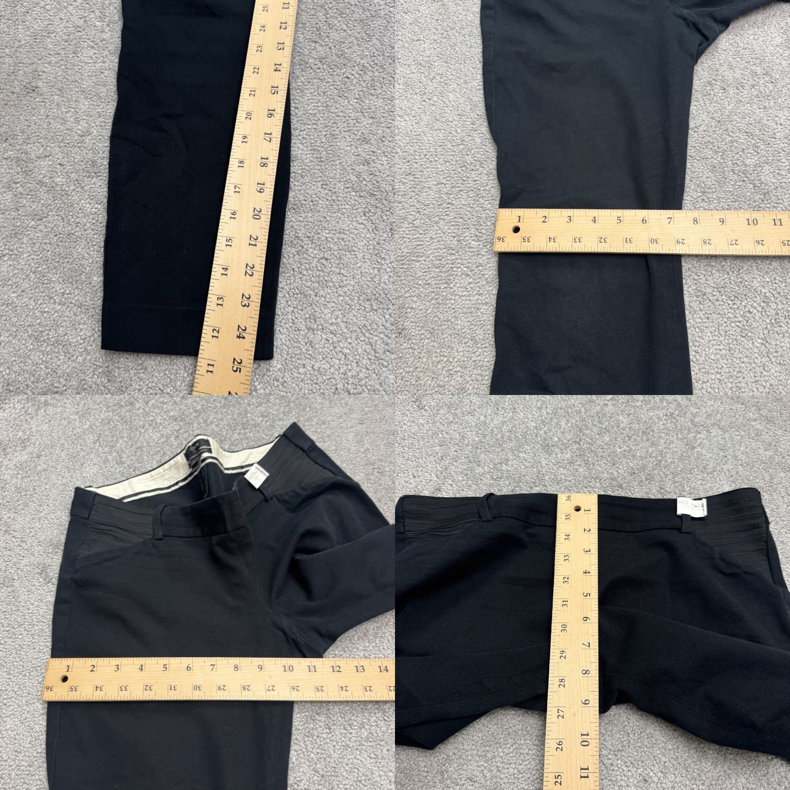 J.Crew J.Crew Maternity Pull On Ankle Crop Pants Womens 8 Black Stretch Cotton Size 30" / US 8 / IT 44 - 8 Thumbnail