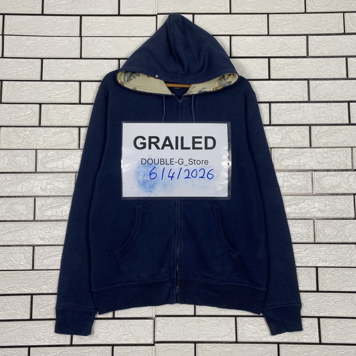 Japanese Brand 📌Vintage Zipper Hoodie Billabong Big Logo Size US M / EU 48-50 / 2 - 1 Thumbnail