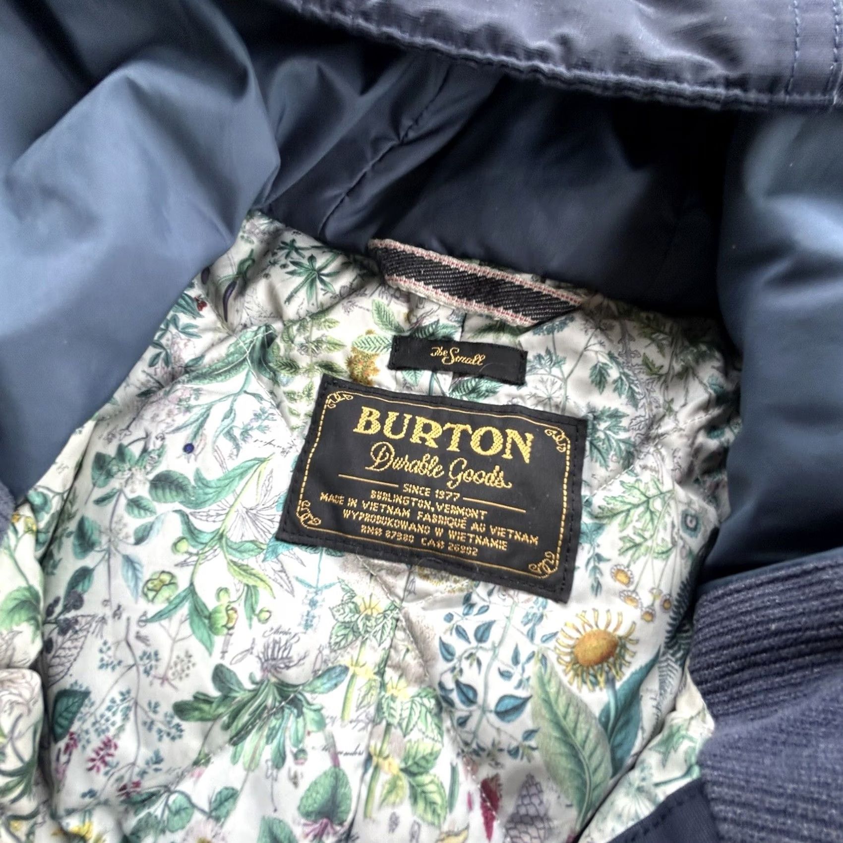 Burton Burton Jacket Women’s Nylon Down Hooded Mid-Length Zip Storm Waterproof Embroidered Logo Quilted Ski Outdoor Winter S Size S / US 4 / IT 40 - 3 Thumbnail