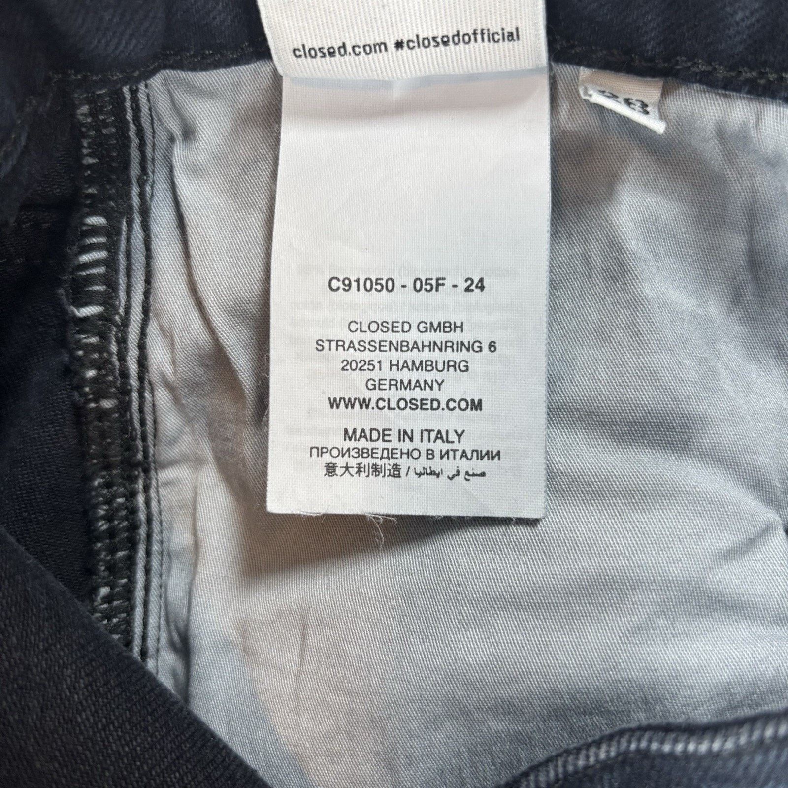CLOSED Closed Pearl Jeans High Rise Denim Black Women's Size 26 Size 26" / US 2 / IT 38 - 12 Thumbnail