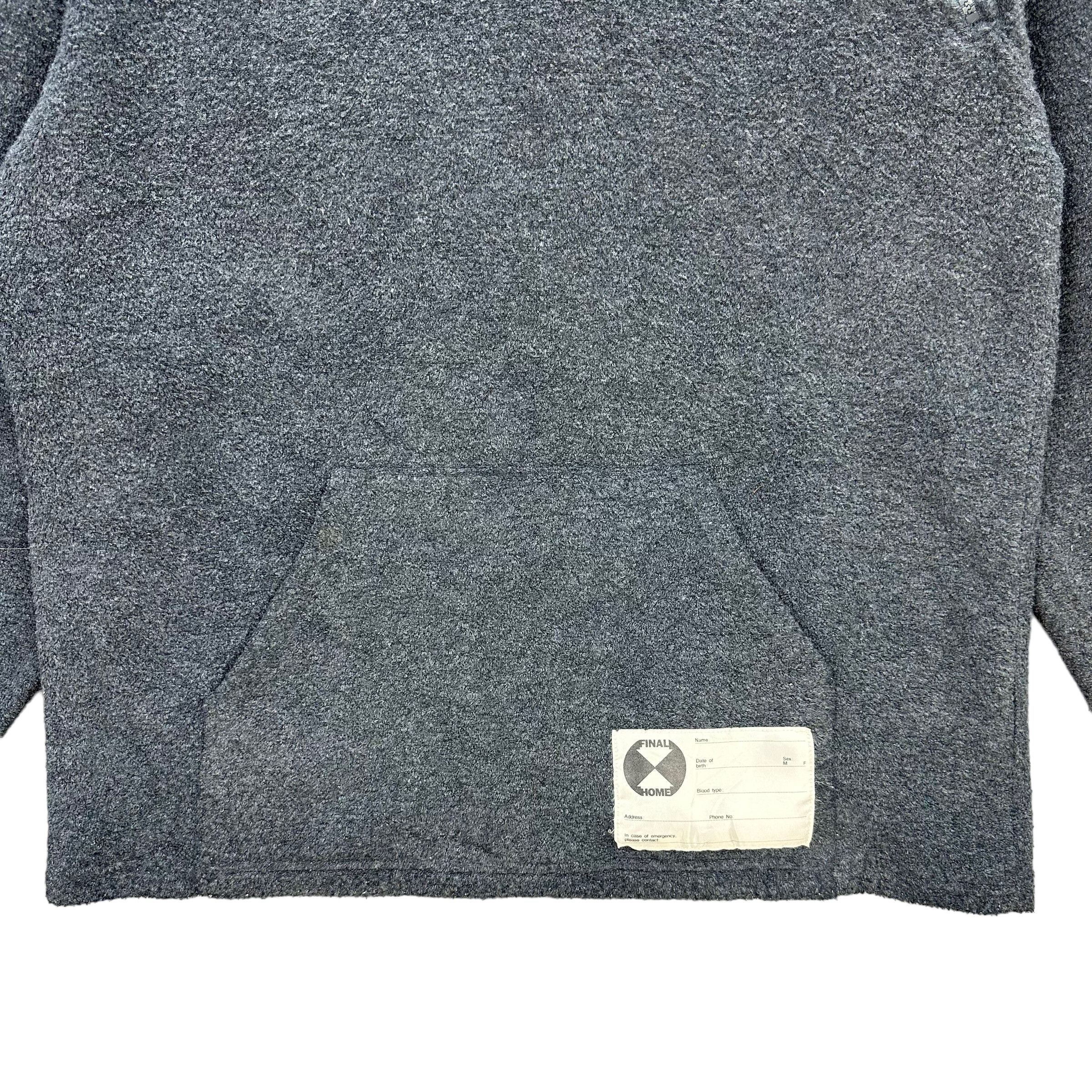 Final Home FINAL HOME ASYMMETRICAL PULLOVER FLEECE HOODIE #7571-154 Size US M / EU 48-50 / 2 - 5 Thumbnail